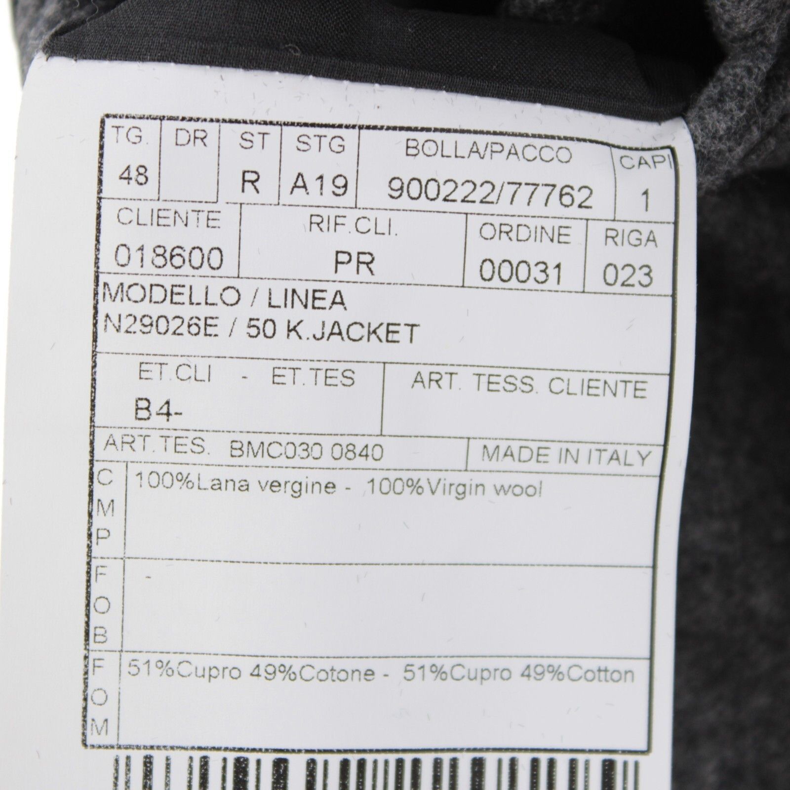 Boglioli New with tags Sport Coat Size 38 Regular US in Gray