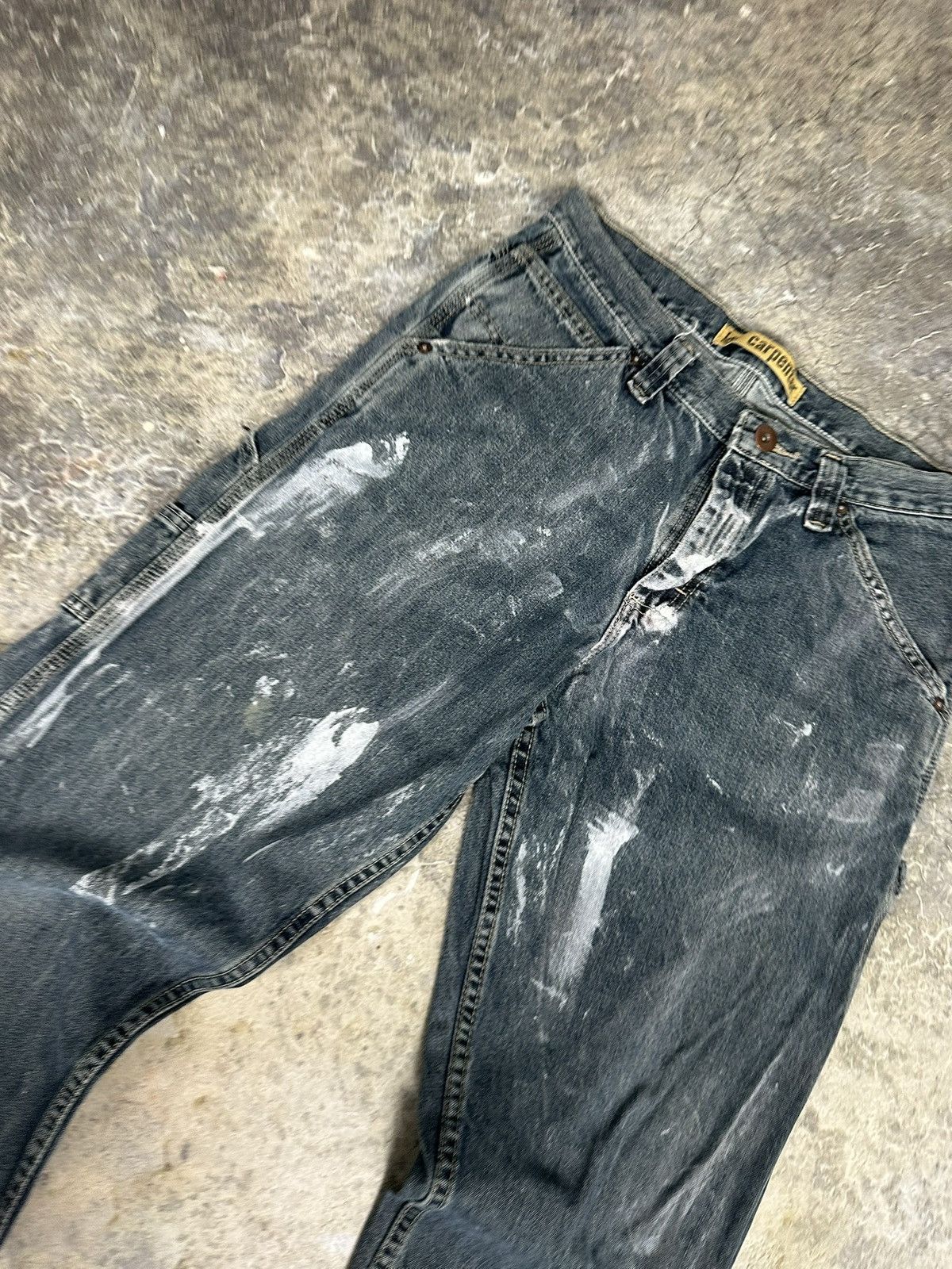 Lee × Vintage Vintage Lee painted jeans Size US 30 / EU 46 - 2 Thumbnail