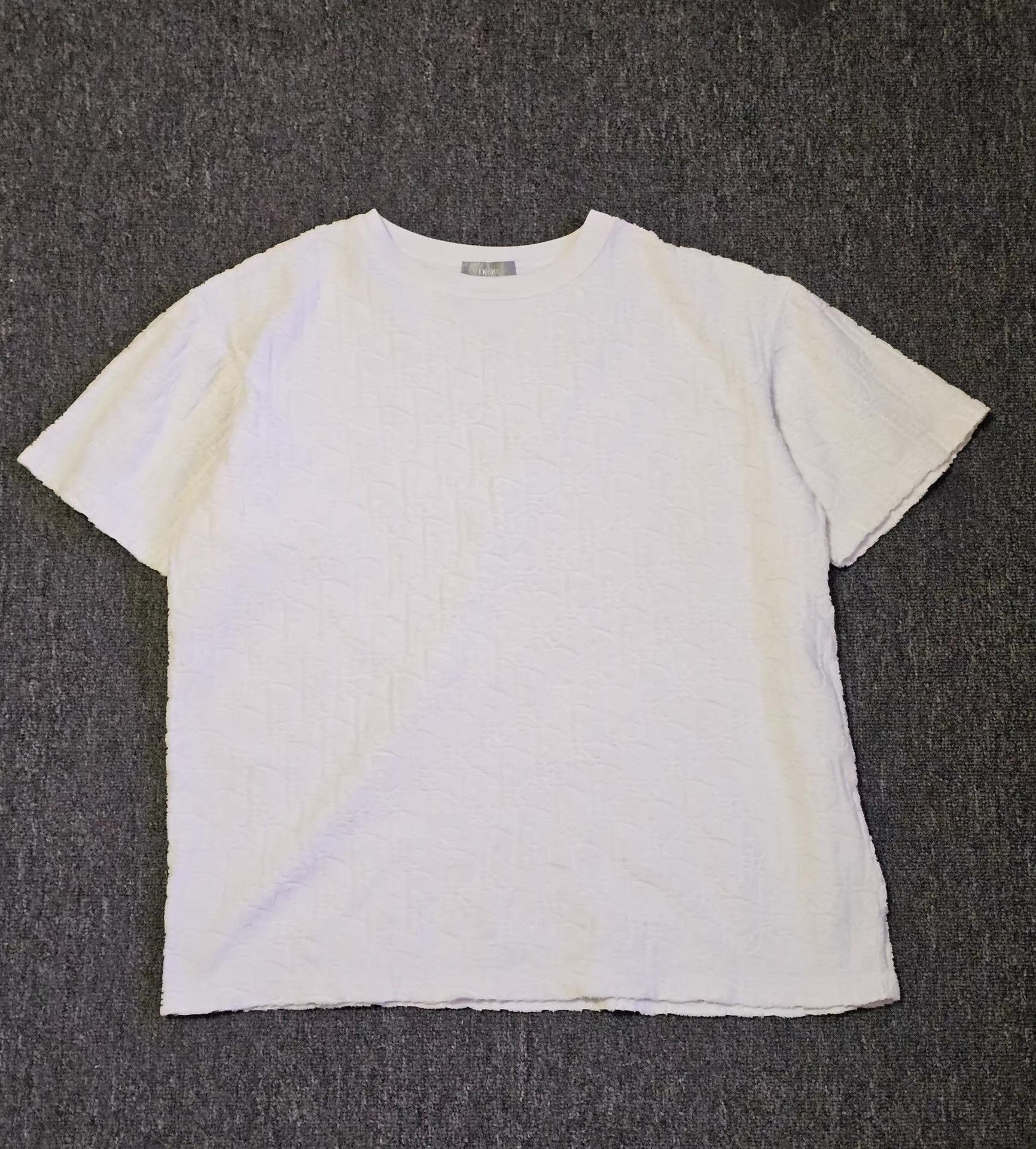 Dior Dior Short Sleeve Towel T-shirt Size US S / EU 44-46 / 1 - 1 Thumbnail