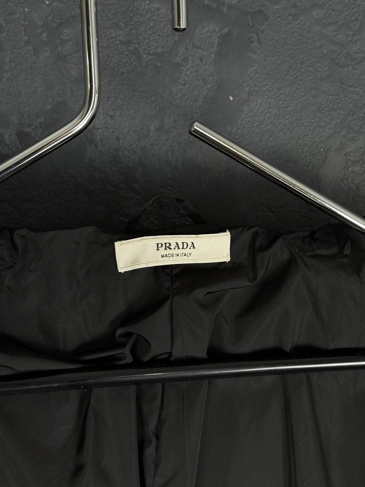 Prada 2000s Prada Women’s Black Buckled Wool Long Duffle Coat Size S / US 4 / IT 40 - 15 Thumbnail