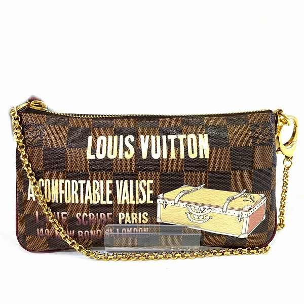 Louis Vuitton Louis Vuitton Damier Pochette Mila MM Bag N63091 Canvas Crossbody Bag N63091 in Good Condition