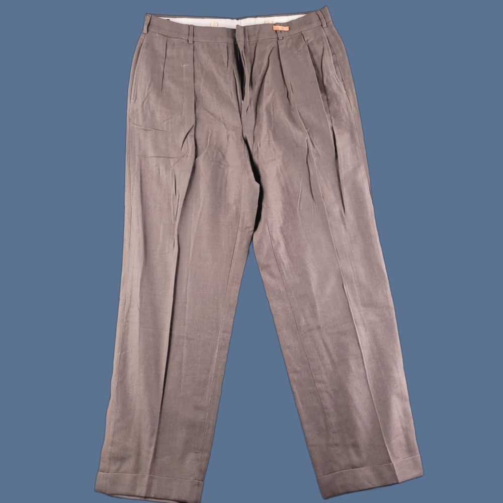 Polo Ralph Lauren Polo Ralph Lauren Dress Pants Mens 36x32 Wool Cuffed Brown Relaxed Regular Inseam 32 Size US M / EU 48-50 / 2 - 1 Thumbnail