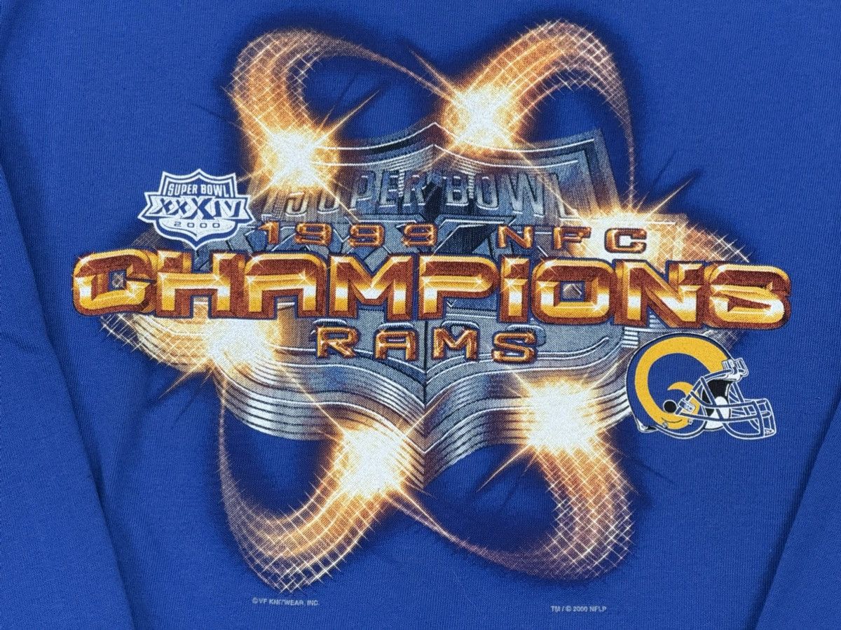 Lee Vintage St Louis Rams Super Bowl XXXIV Crewneck Sweatshirt Size US L / EU 52-54 / 3 - 2 Thumbnail