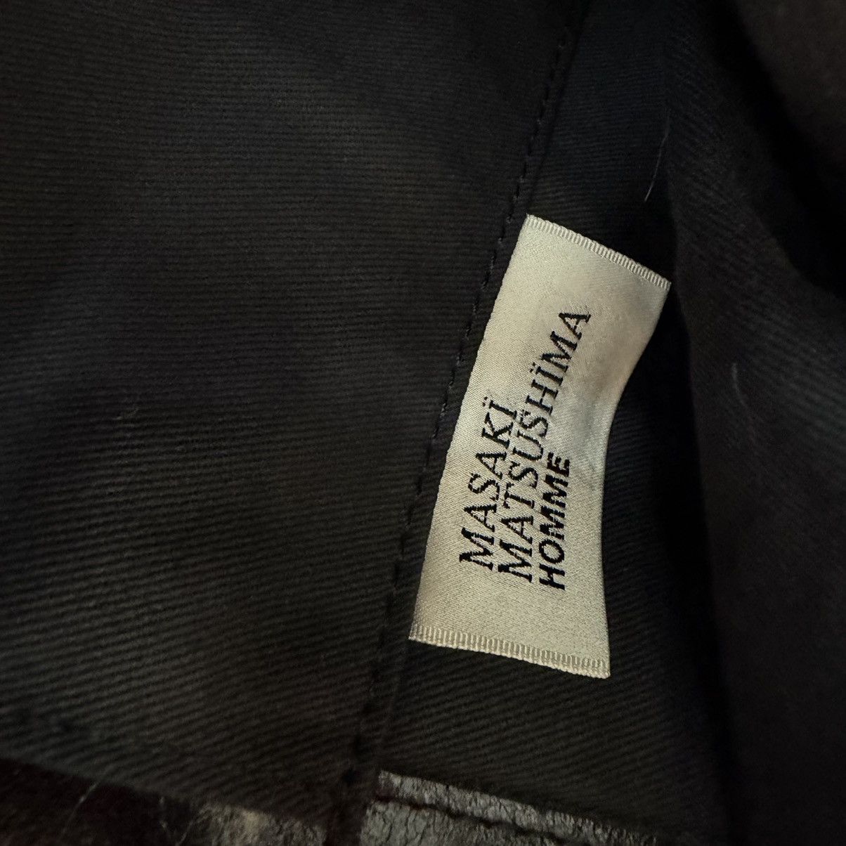 Other 1990s Masaki Matsushima Homme Leather Fold Handbag Size ONE SIZE - 9 Thumbnail