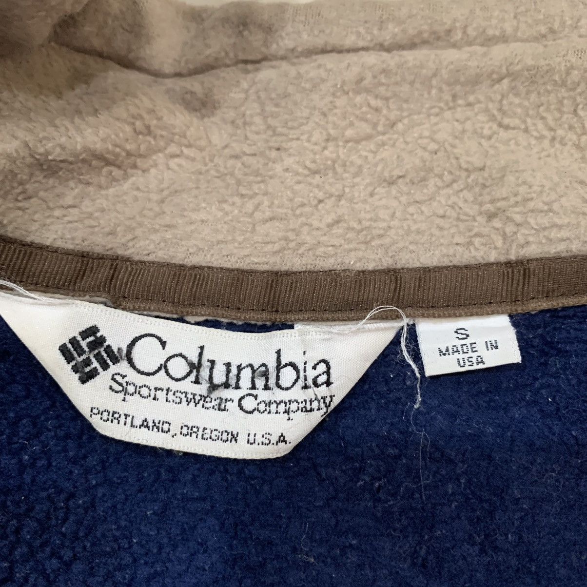 Columbia Vintage Columbia Fleece Zipper Jacket Size US S / EU 44-46 / 1 - 10 Thumbnail