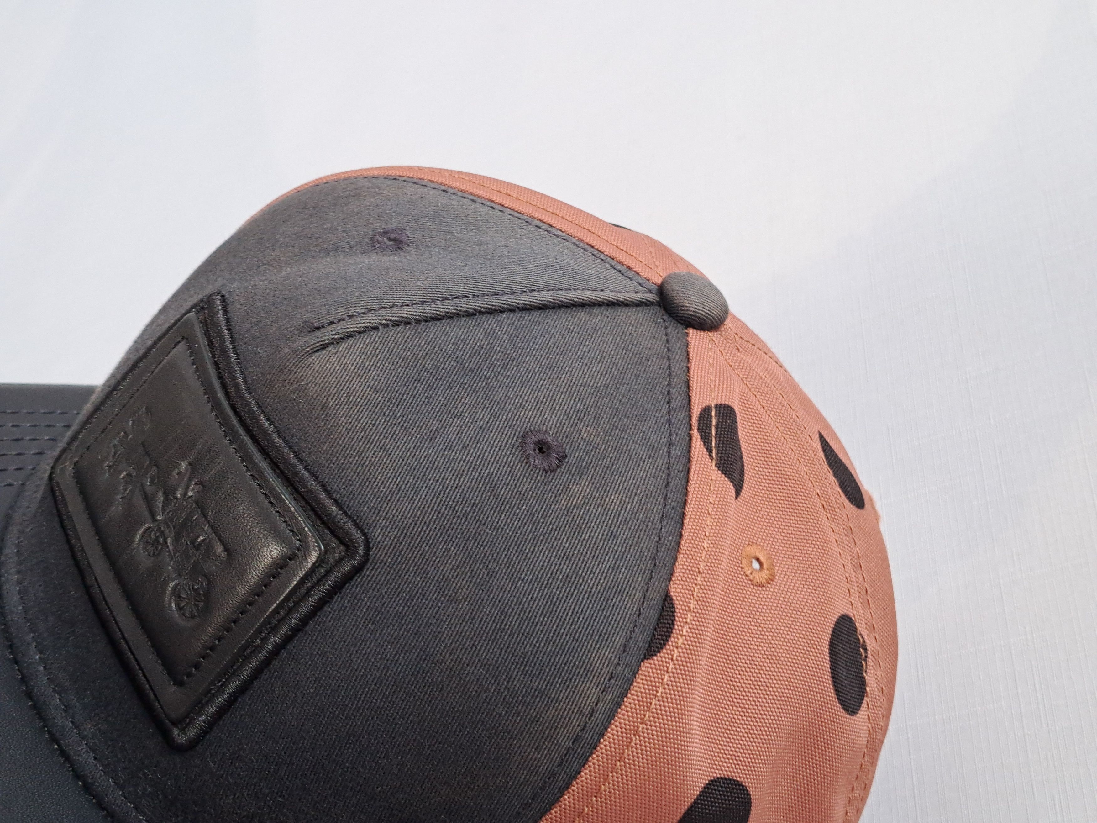 Coach Coach hat/cap with leather details. Size ONE SIZE - 9 Thumbnail