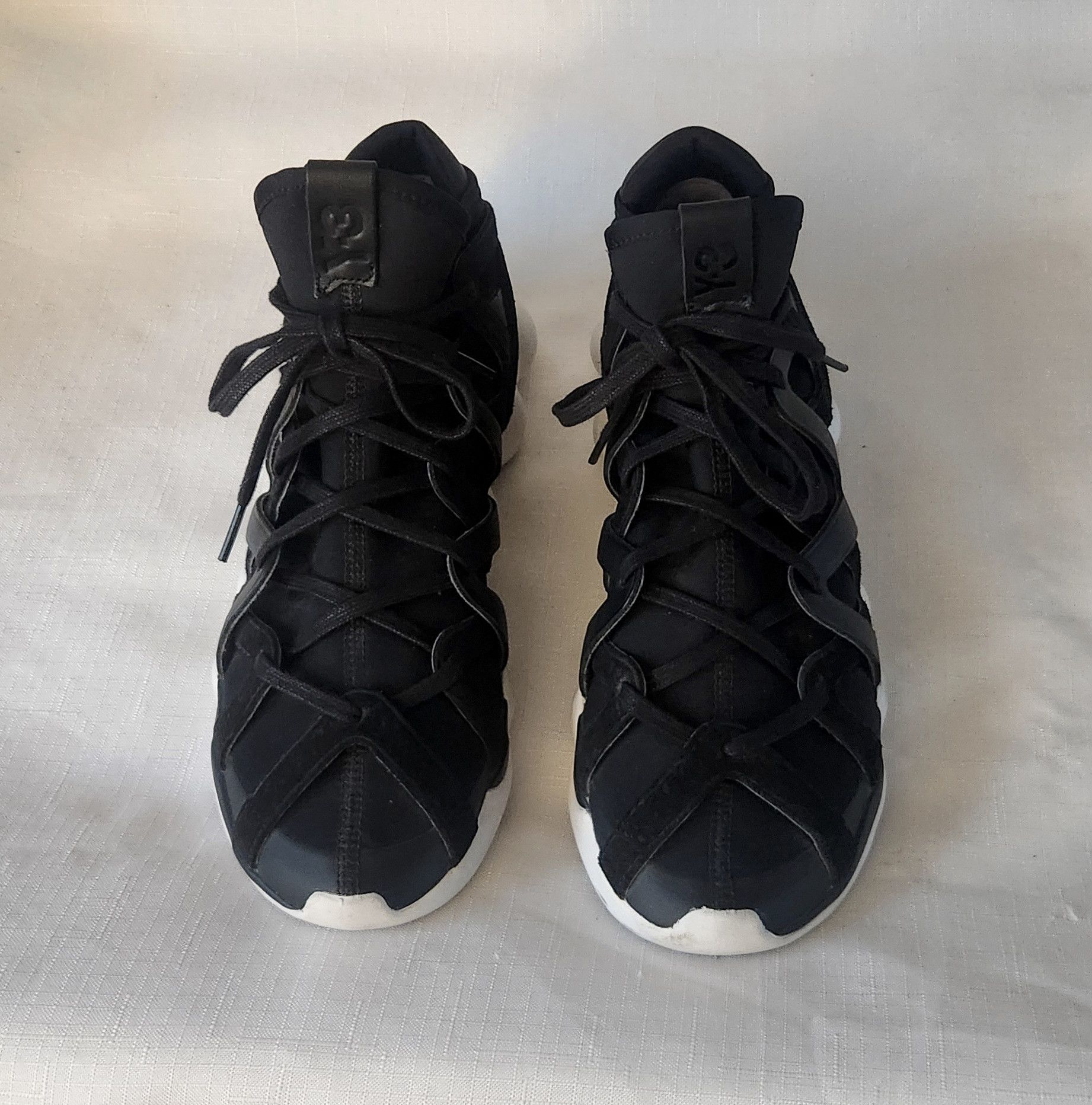 Adidas Adidas Y-3 Kyojo High Yohji Yamamoto Black Sneakers BB4739 Size US 8 / EU 41 - 4 Thumbnail