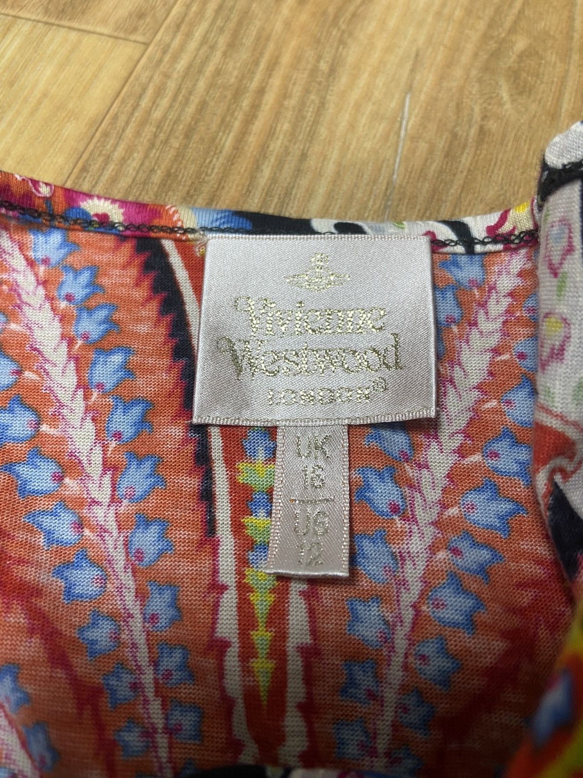 Vivienne Westwood 16 Vivienne Westwood 1994 paisley Corset Top T Shirt Vintage Size XL / US 12-14 / IT 48-50 - 3 Thumbnail