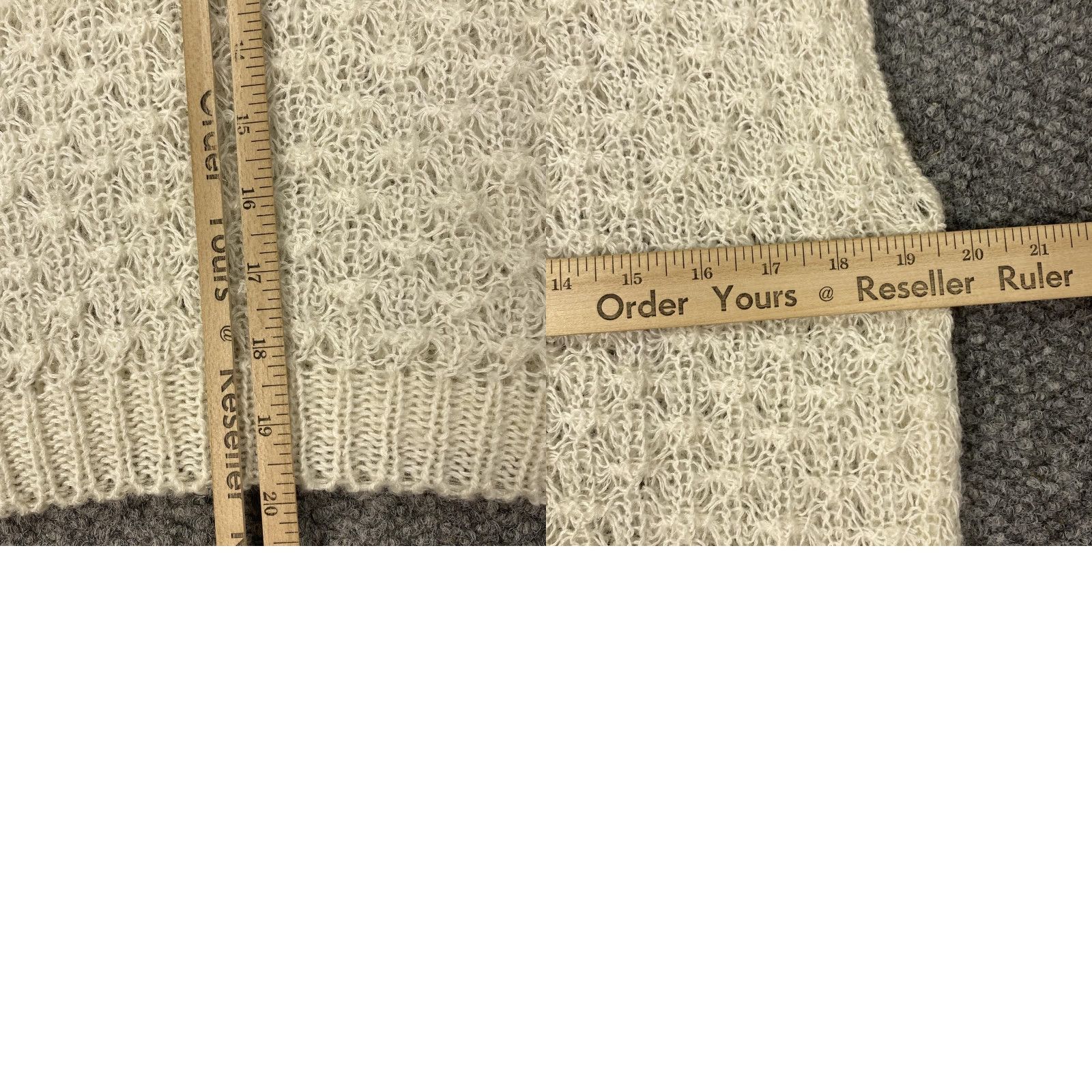 Vintage VINTAGE Nuggets Sweater Vest Womens Large White Open Knit Pullover Textured Korea Size L / US 10 / IT 46 - 8 Thumbnail