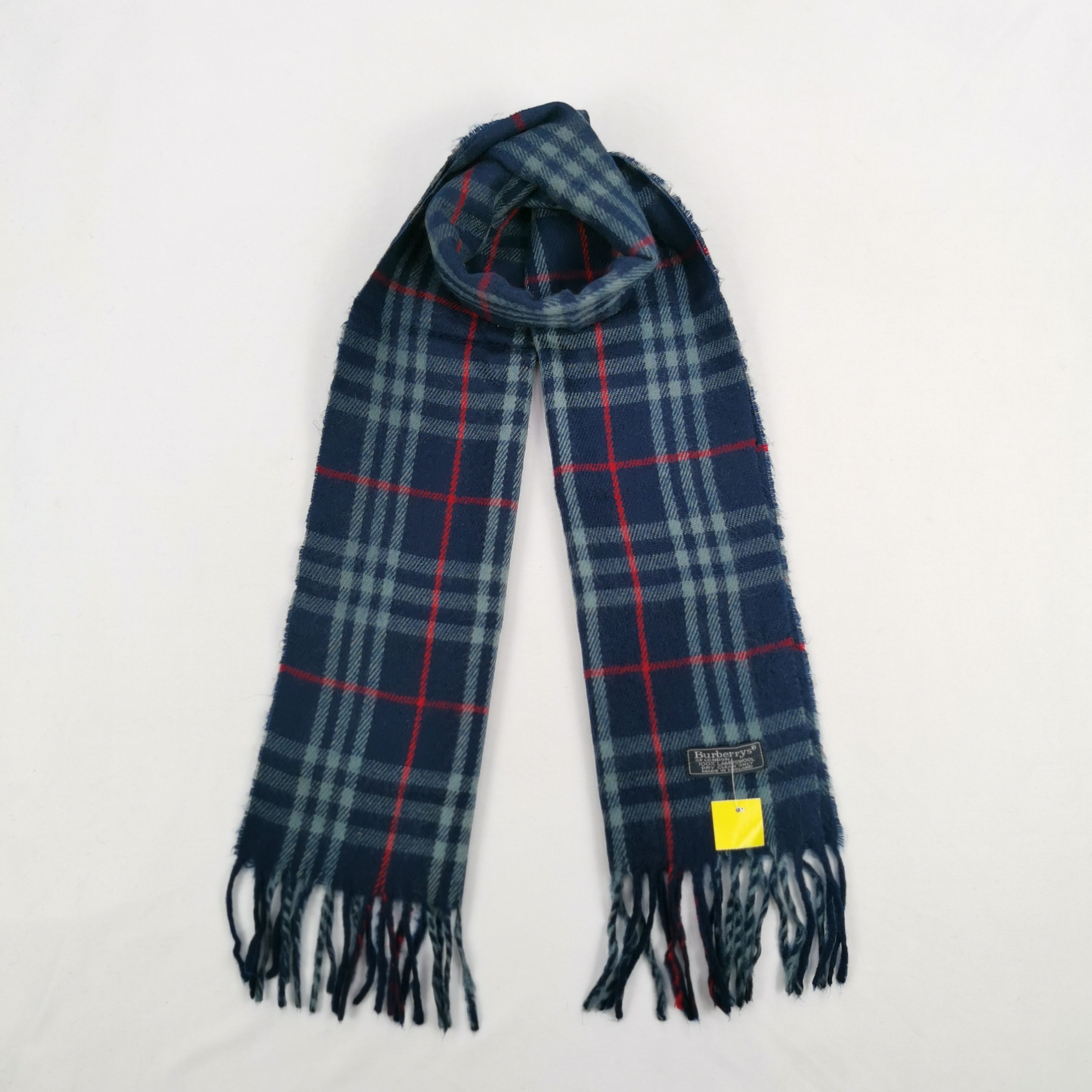 Burberry Vintage Burberry Scarf Muffler Wool Nova Check Scarves Size ONE SIZE - 1 Thumbnail