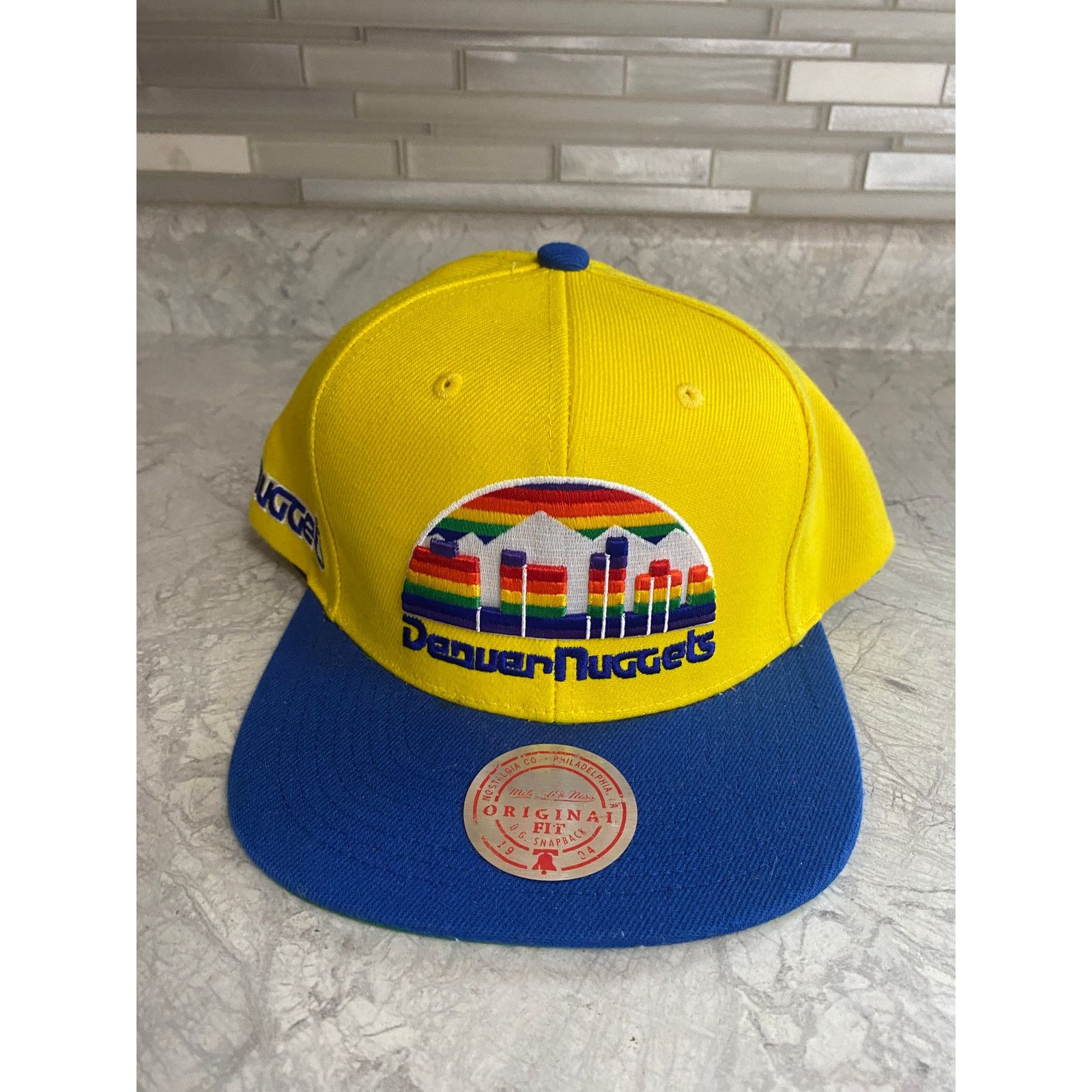 Mitchell & Ness NWOT Denver Nuggets Retro Logo Mitchell & Ness Snapback Hat Size ONE SIZE - 2 Thumbnail