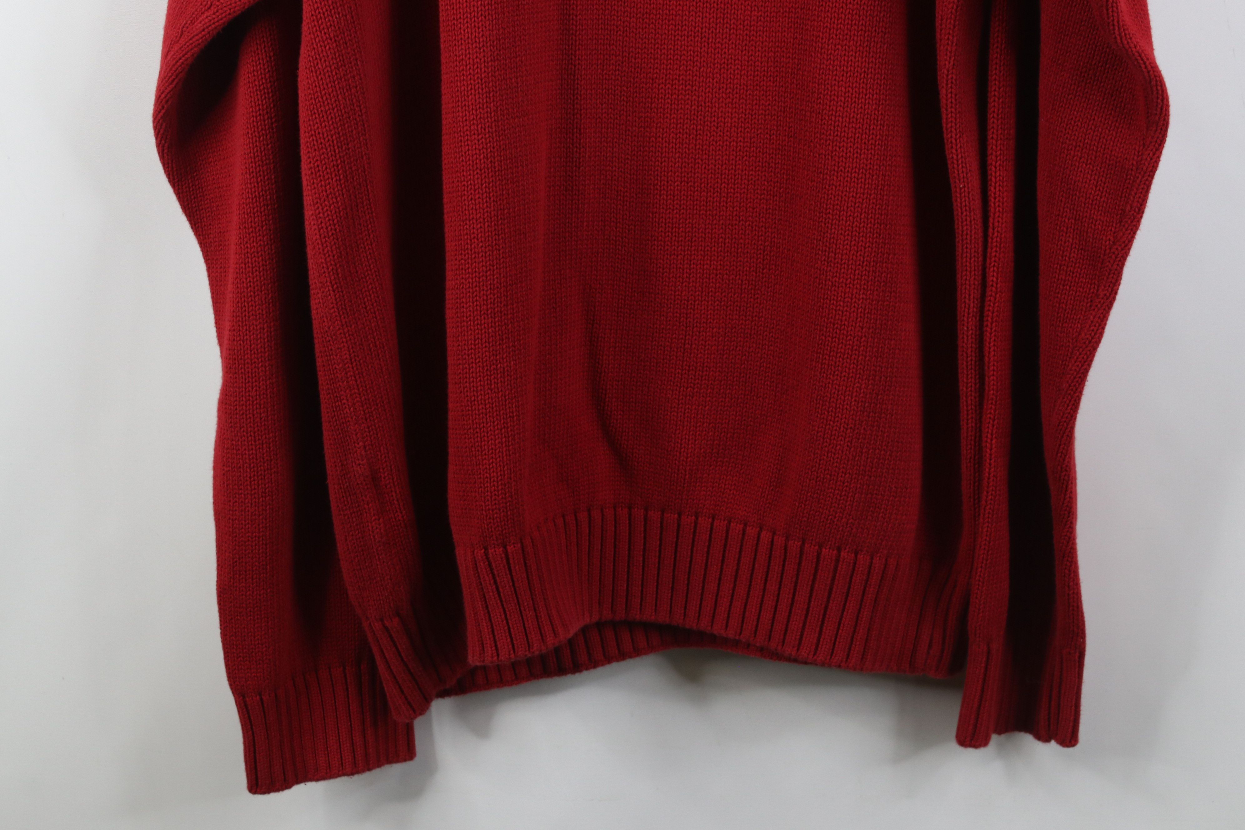 Tommy Hilfiger Vintage 90s Tommy Hilfiger Cotton Knit Crewneck Sweater Size US XL / EU 56 / 4 - 10 Thumbnail