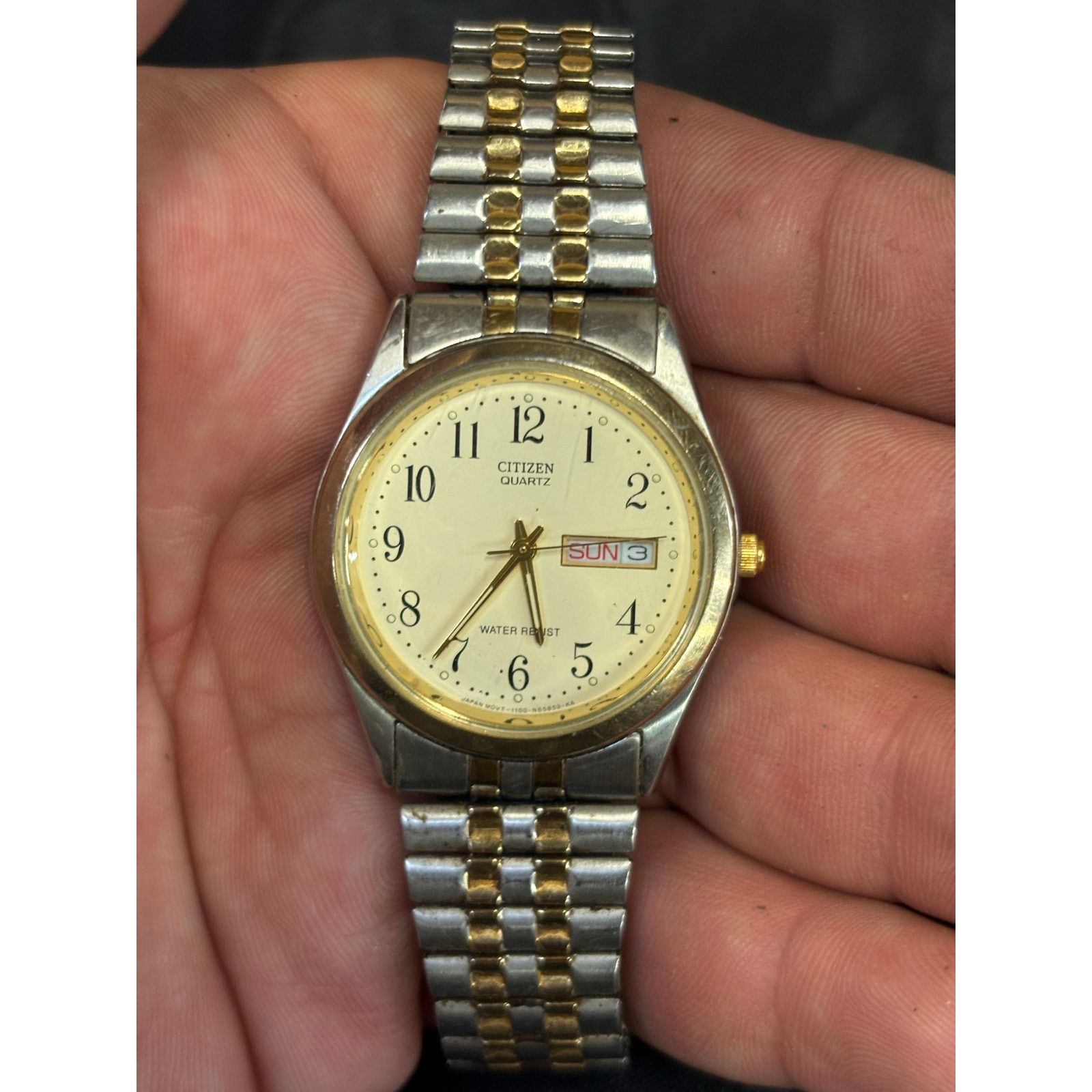 Citizen Vintage Citizen 1100-S63910 2-Tone Men’s Watch! New Battery! Size ONE SIZE - 1 Thumbnail