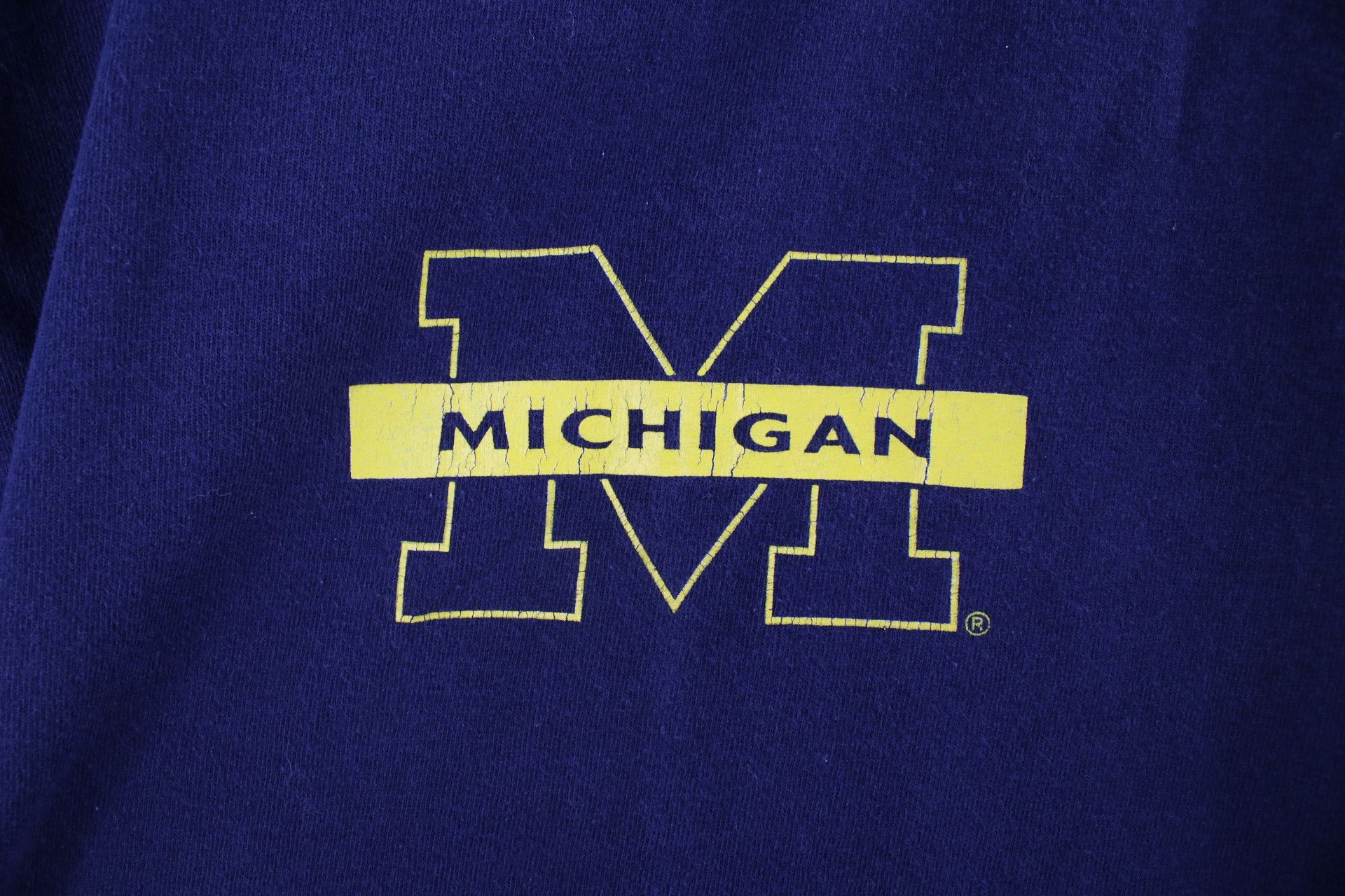 Vintage Vintage Out University of Michigan Long Sleeve T-Shirt Blue Size US XL / EU 56 / 4 - 4 Thumbnail