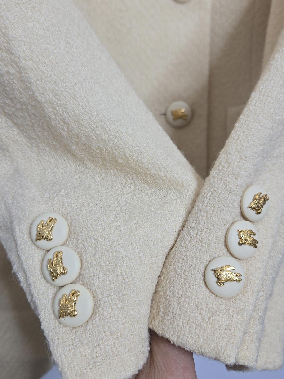 Burberry Burberry London Tweed Blazer Double Breasted Size L / US 10 / IT 46 - 3 Thumbnail