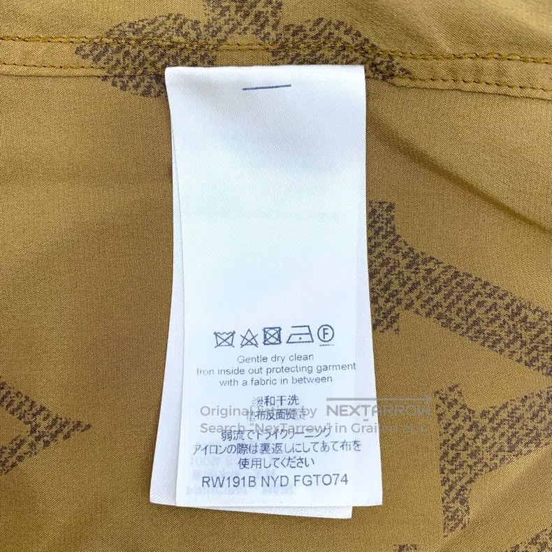 Louis Vuitton Louis Vuitton Brown logo full print mulberry silk lapel si Size XXS / US 00 / IT 34 - 6 Thumbnail