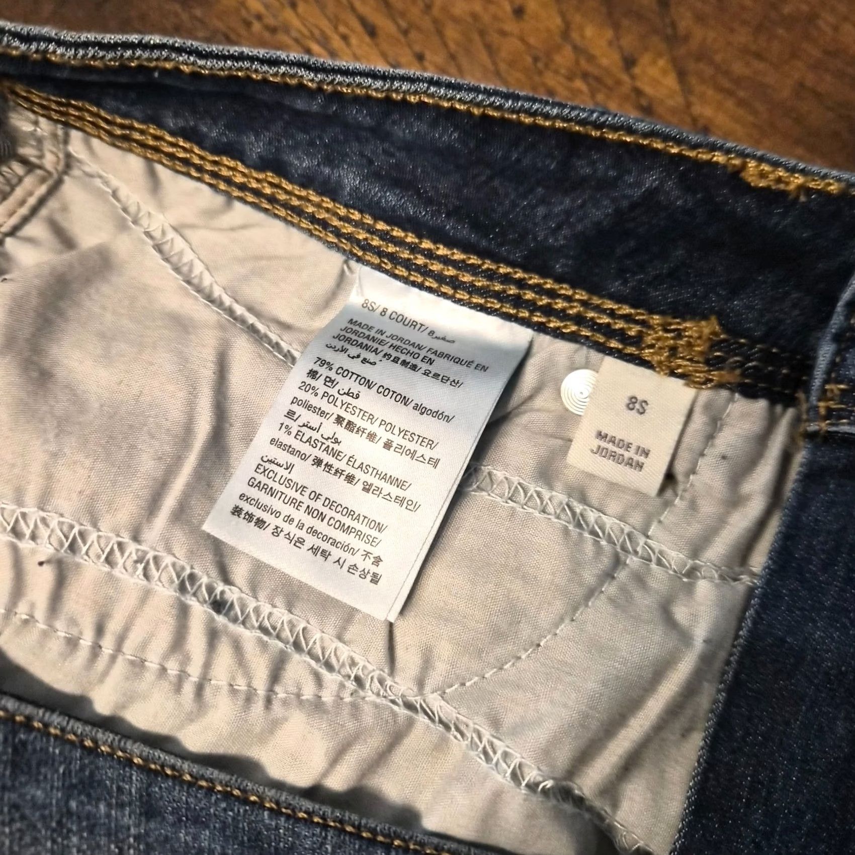 Vintage Style&co Jeans Womens Size 8 Short Blue Stretch Denim Straight Leg Size 30" / US 8 / IT 44 - 4 Thumbnail