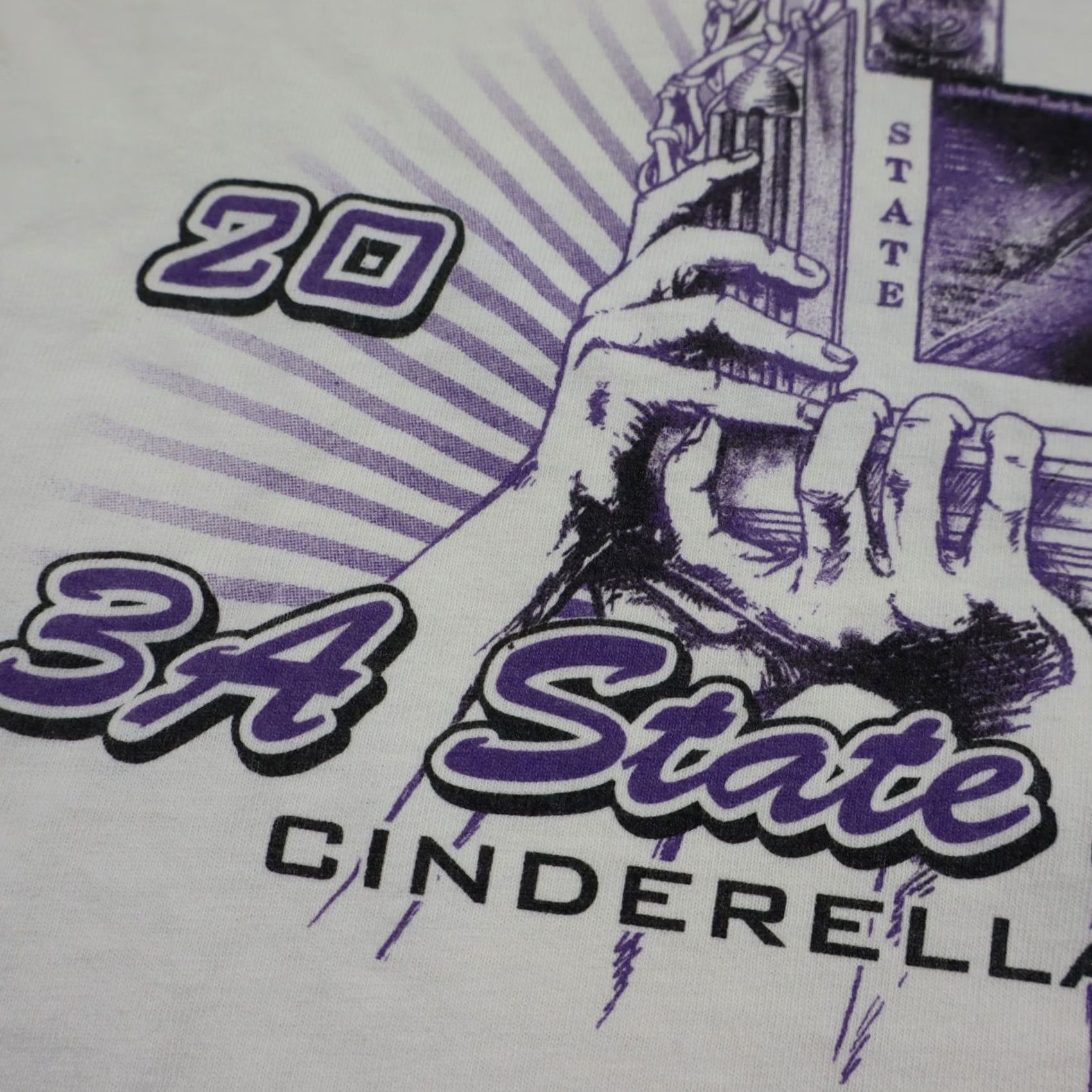 Vintage VINTAGE Tooele Utah Basketball T Shirt Mens XL 2005 State Champs UHSAA High School White Graphic Print Front Back Stadium Pride USA 80s 90s Boys Mens Size US XL / EU 56 / 4 - 5 Thumbnail