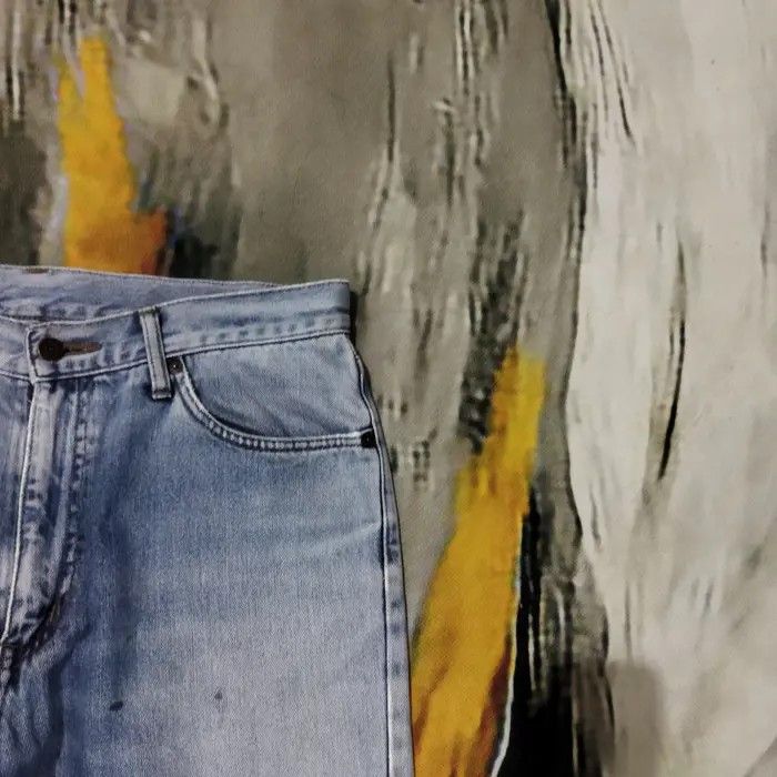 Edwin × Vintage EDWIN VINTAGE DISTRESSED LIGHT BLUE JEANS PANTS Size US 33 - 5 Thumbnail