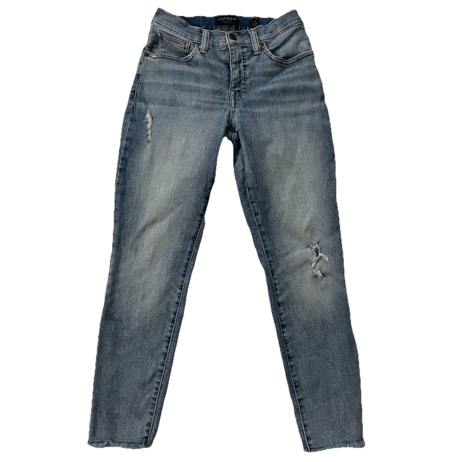 Lucky Brand Lucky Brand Jeans Womens 6/28A Mid Rise Ava Super Skinny Size 28" / US 6 / IT 42 - 1 Thumbnail