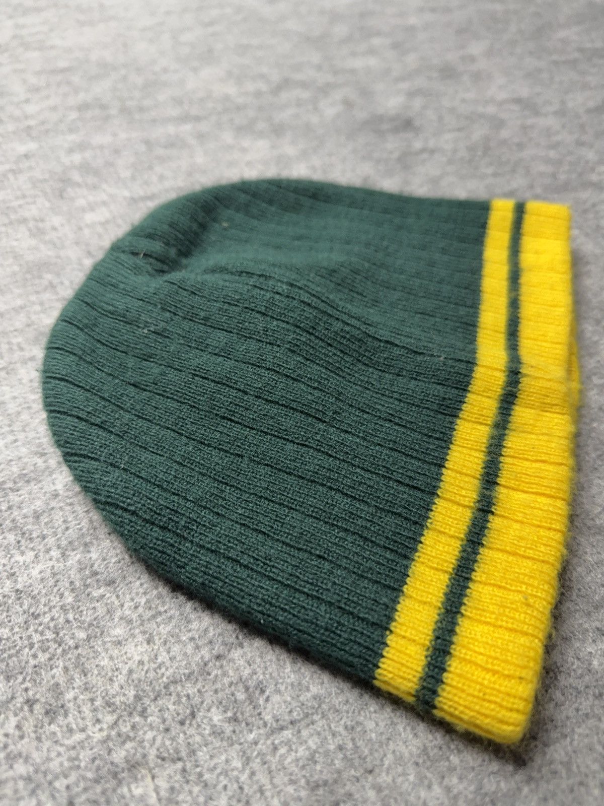 Vintage 00s South Africa Rugby Springboks Knit Beanie Green Yellow Size ONE SIZE - 5 Thumbnail