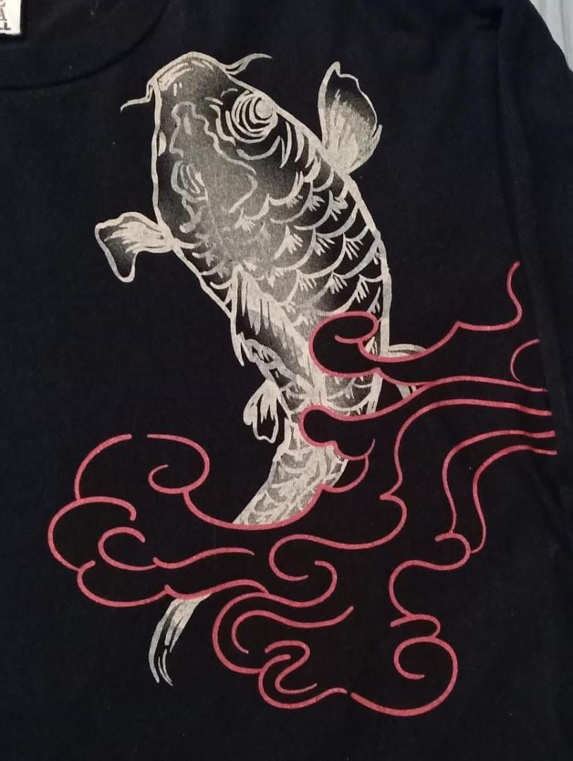 Japanese Brand Koi Fish Big logo Long Sleeve Nice Design Size US L / EU 52-54 / 3 - 4 Thumbnail