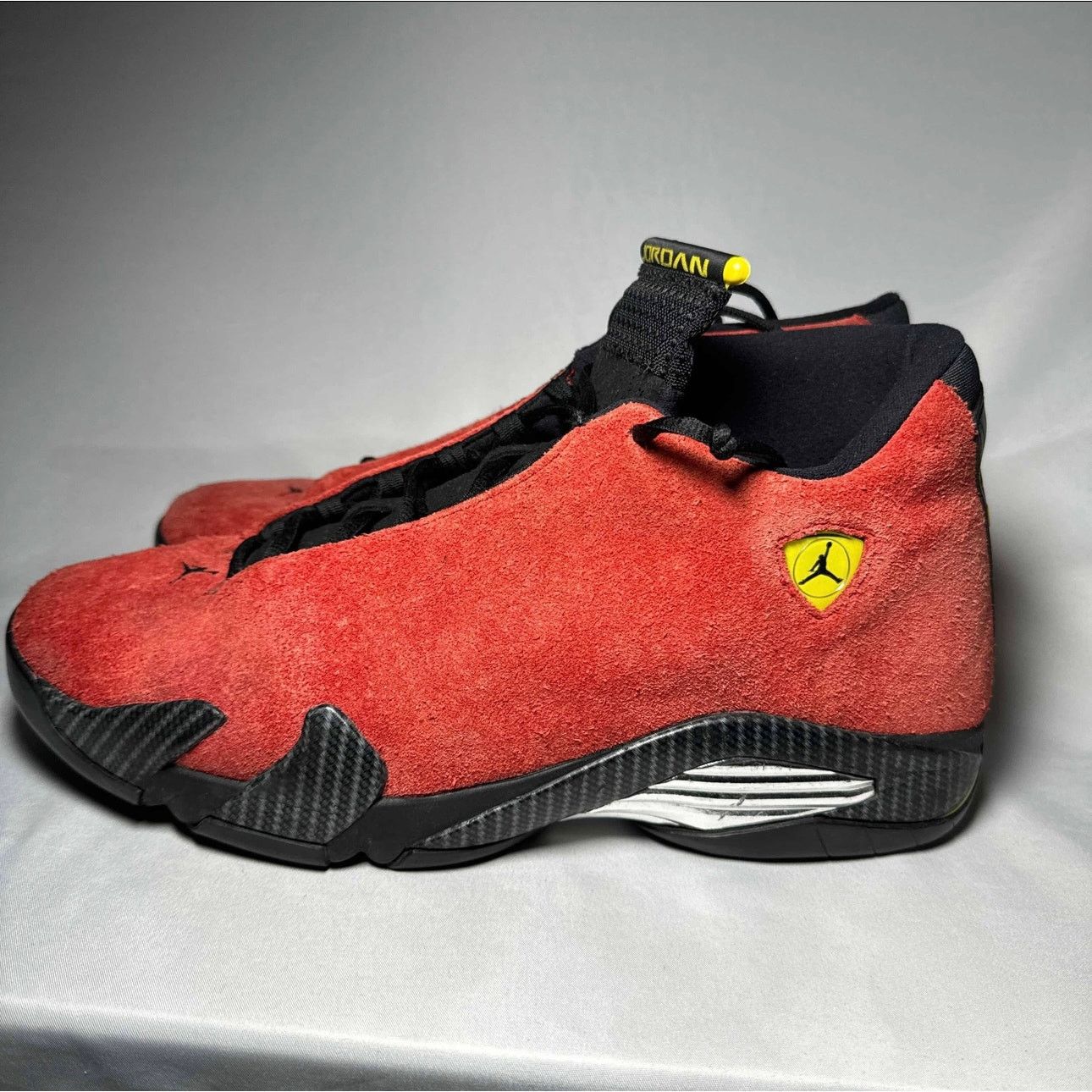Jordan Brand × Nike Size 12 - Nike Air Jordan 14 Retro Ferrari Men's Shoes Size US 12 / EU 45 - 8 Thumbnail