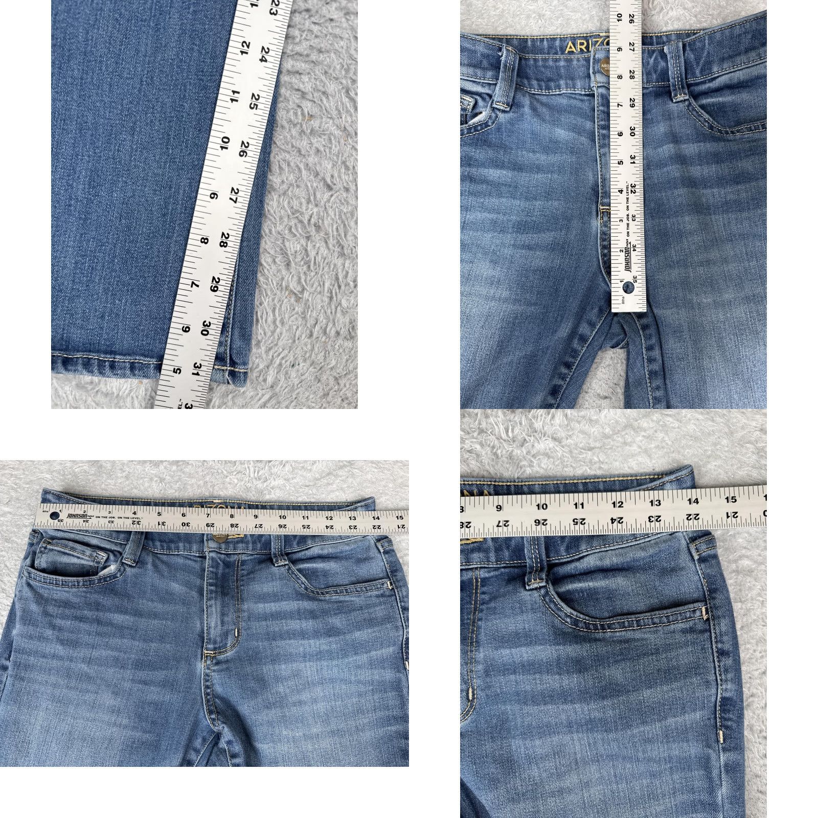 Vintage Arizona Jean Co Bootcut Jeans Womens 26x32 Blue Med Wash Mid Rise Denim Cotton Bootcut Jeans Womens 26x32 Blue Medium Wash 90s Mens? Size 26" / US 2 / IT 38 - 8 Thumbnail