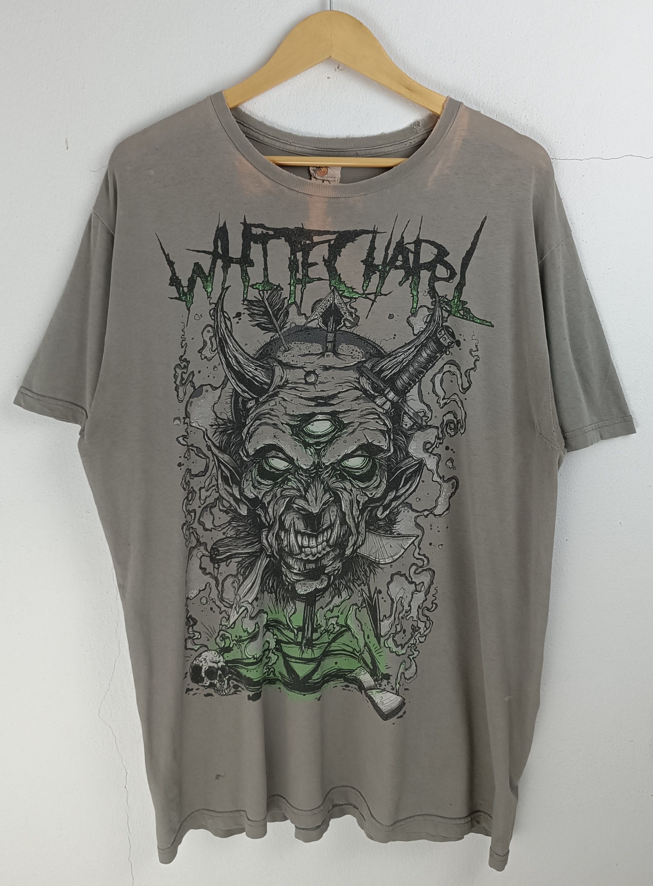 Band Tees THRASHED FADED VINTAGE Y2K WHITECHAPEL METAL lorna acacia Size US XL / EU 56 / 4 - 3 Thumbnail