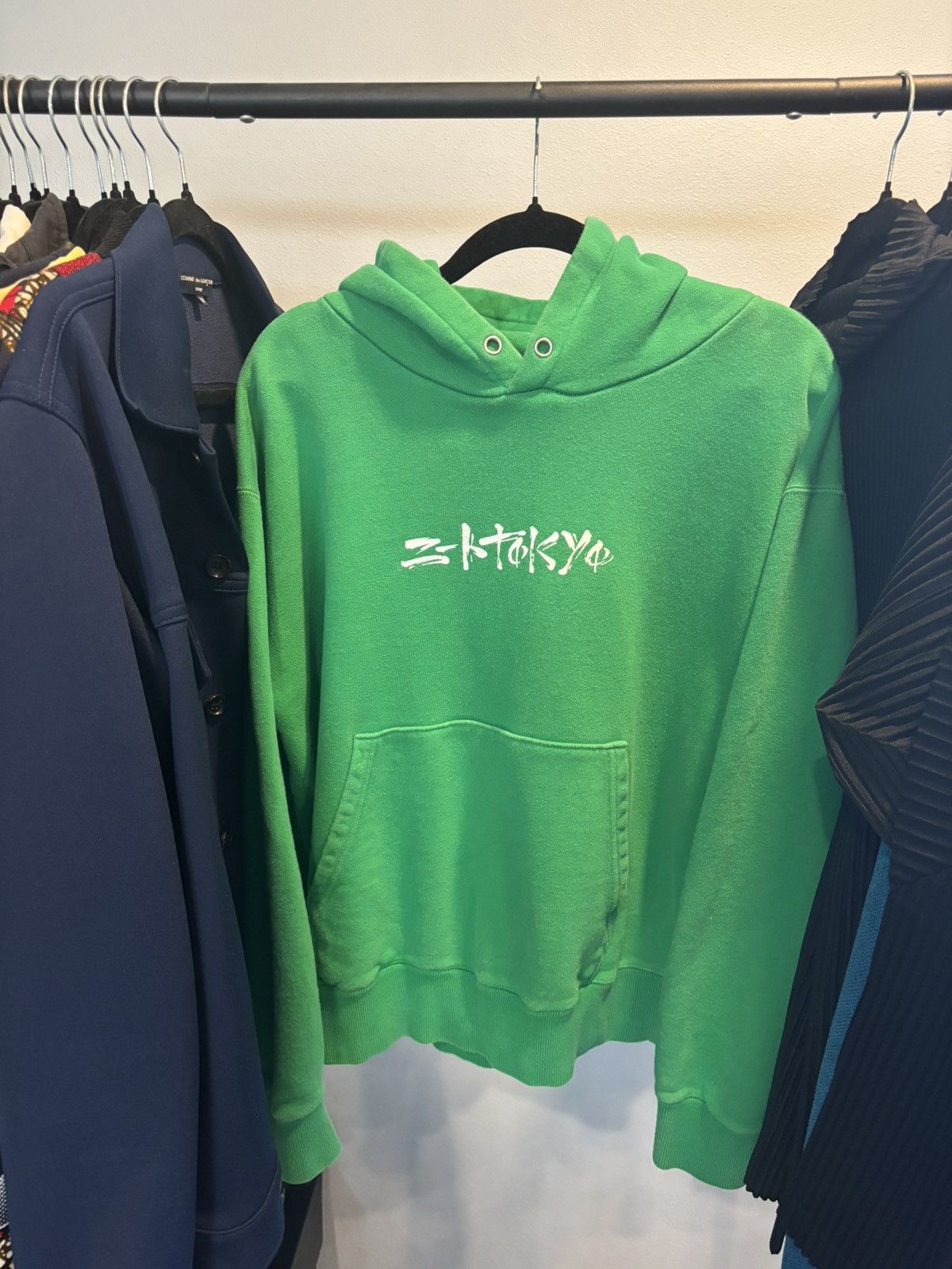 Japanese Brand Green Tokyo French Terry Hoodie 🍀 Size US L / EU 52-54 / 3 - 3 Thumbnail