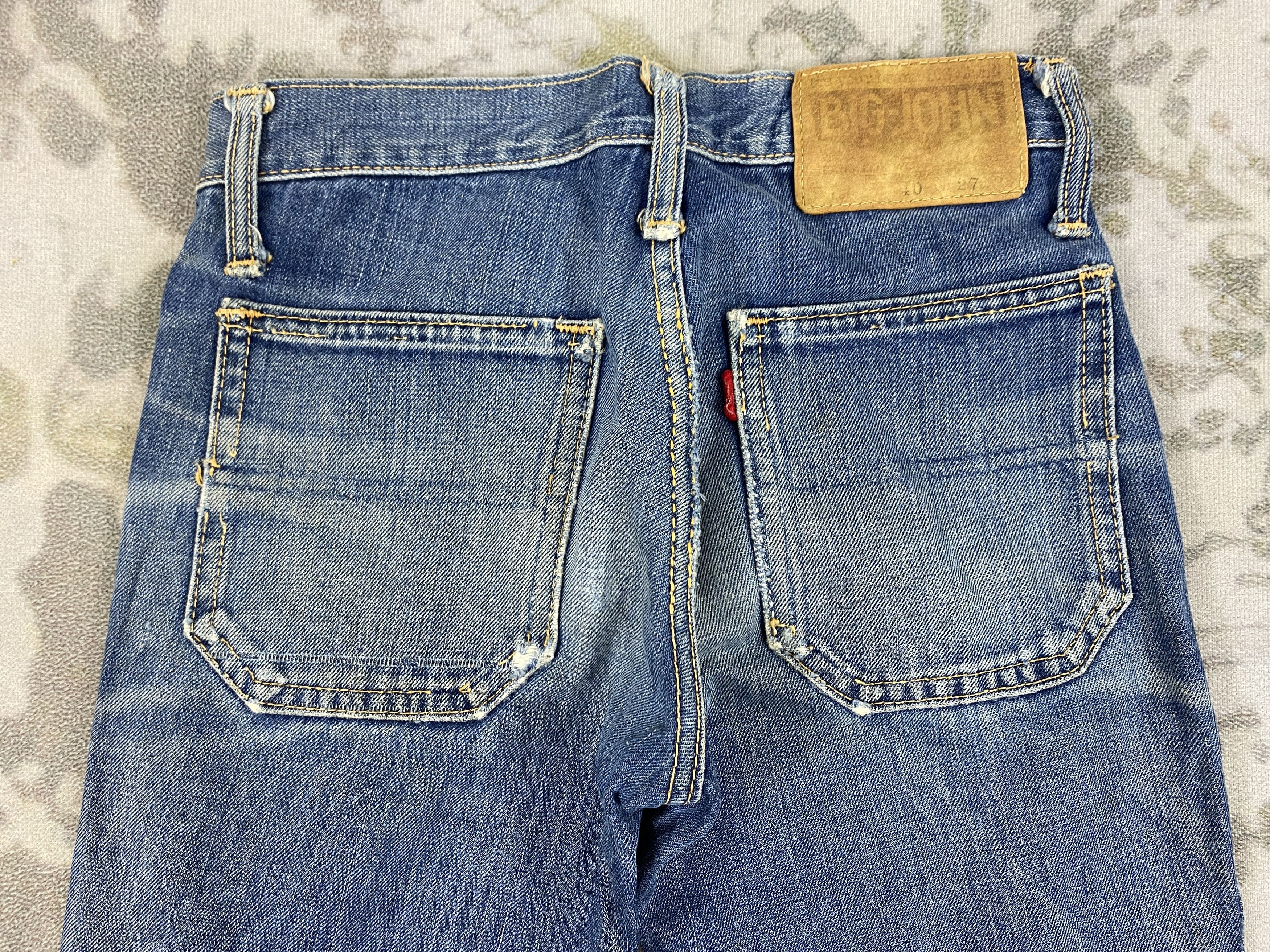 Kapital Vintage Big John Flare kapital style 26x29 Denim- JN3697 Size US 26 / EU 42 - 4 Thumbnail