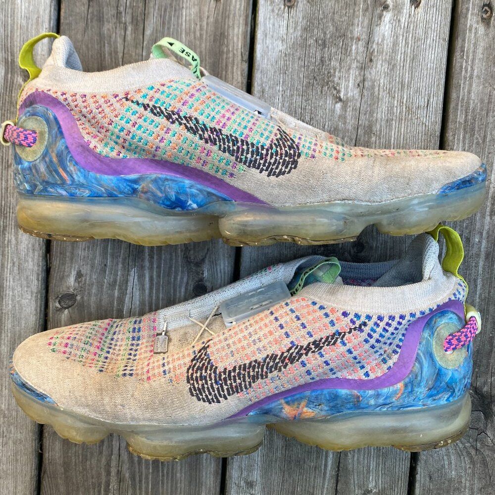 Nike Nike Air Vapormax 2020 Pure Platinum Self Lace Shoes Size 1 Size US 12 / EU 45 - 1 Thumbnail