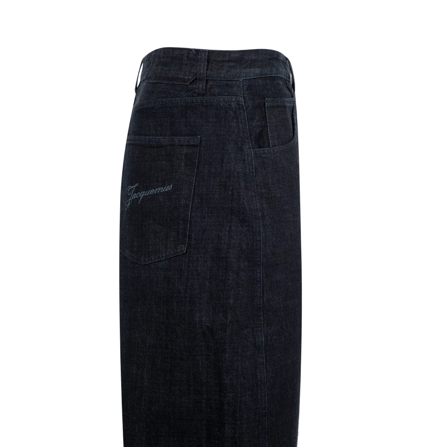 Jacquemus o1h1sh10525 De Nimes Mirada Denim Pants in Navy Blue Size US 36 / EU 52 - 3 Thumbnail