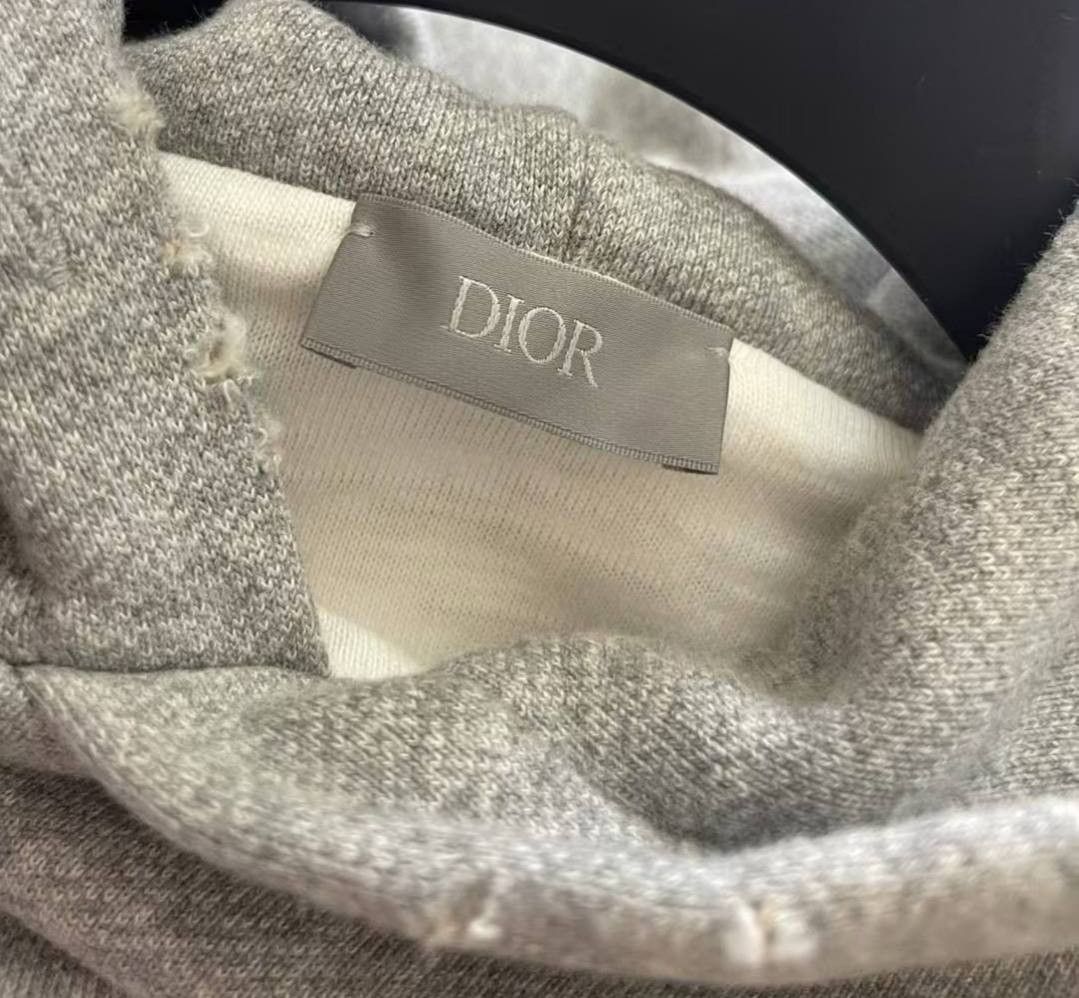 Dior Dior Gray burning flower destruction double-layer hooded Size US L / EU 52-54 / 3 - 6 Thumbnail
