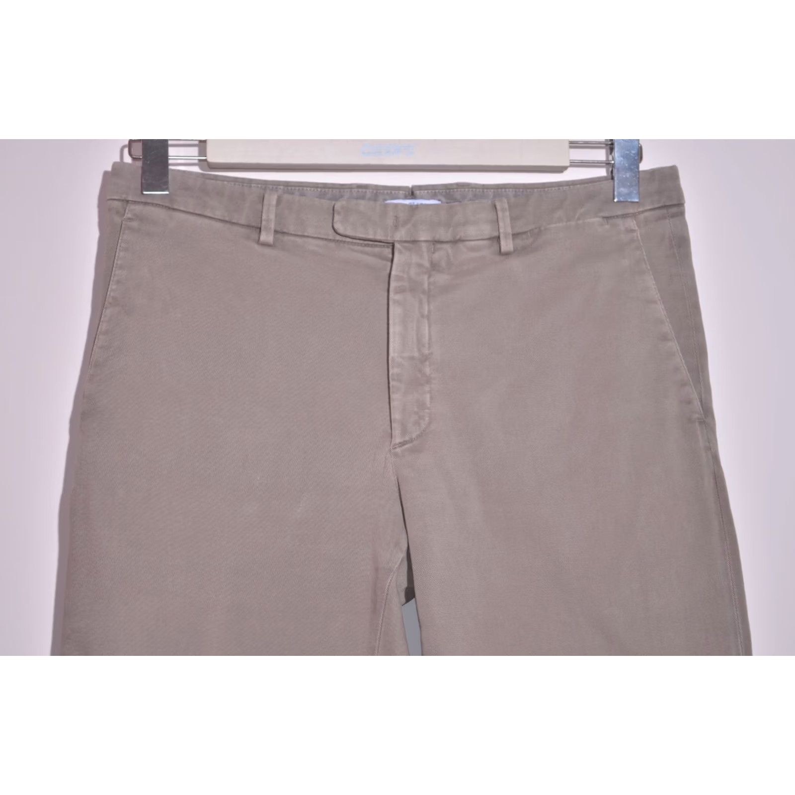 Boglioli Boglioli Milano Beige Slim Fit Stretch Chino Pants Cotton Flat Front Trousers 50 Size US 34 / EU 50 - 2 Thumbnail