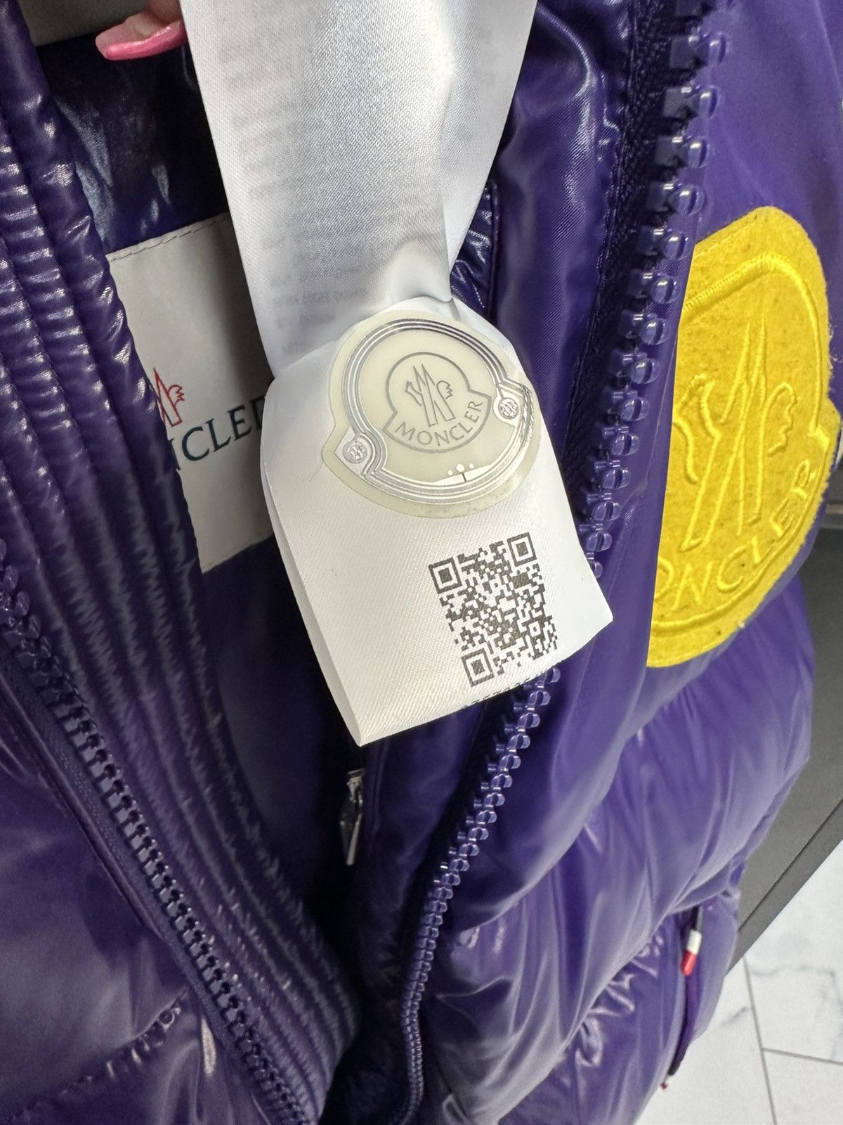 Moncler Moncler ‘Genius 1952 Lorent’ Sleeveless Down Jacket Purple Size US M / EU 48-50 / 2 - 6 Thumbnail