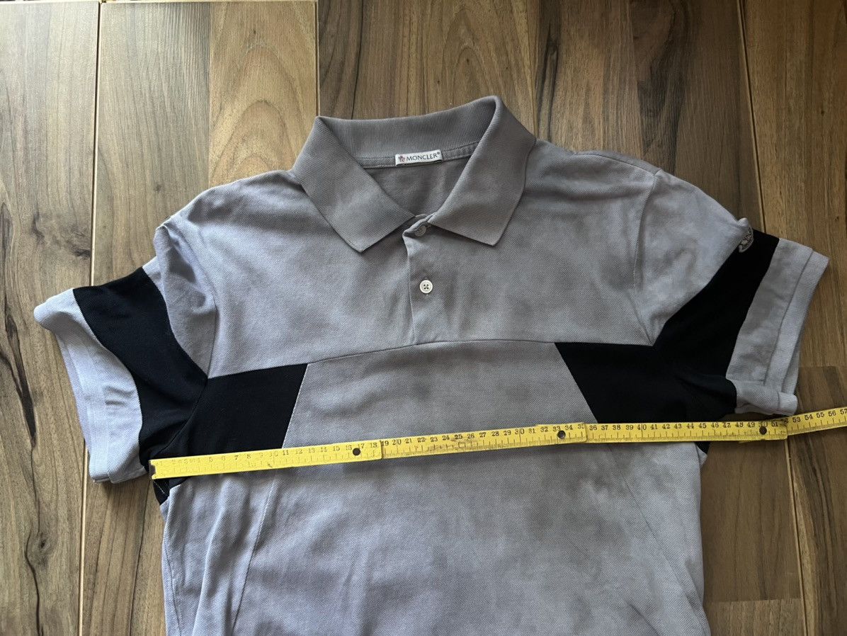 Moncler Moncler Polo Garment Washed T shirt Size US M / EU 48-50 / 2 - 11 Thumbnail