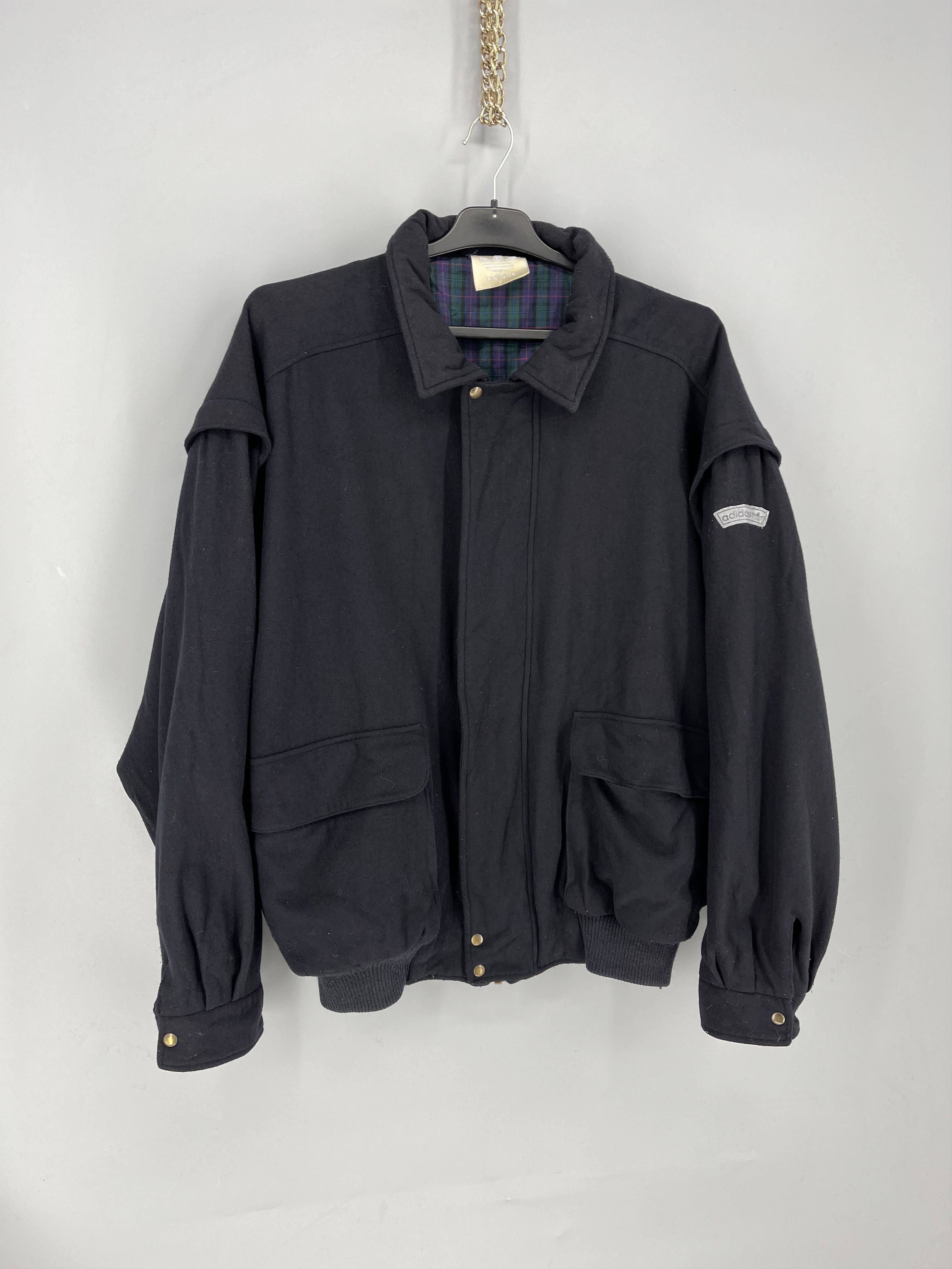 Adidas Adidas Originals Rare Vintage 70s Wool Jacket Size US XL / EU 56 / 4 - 2 Thumbnail