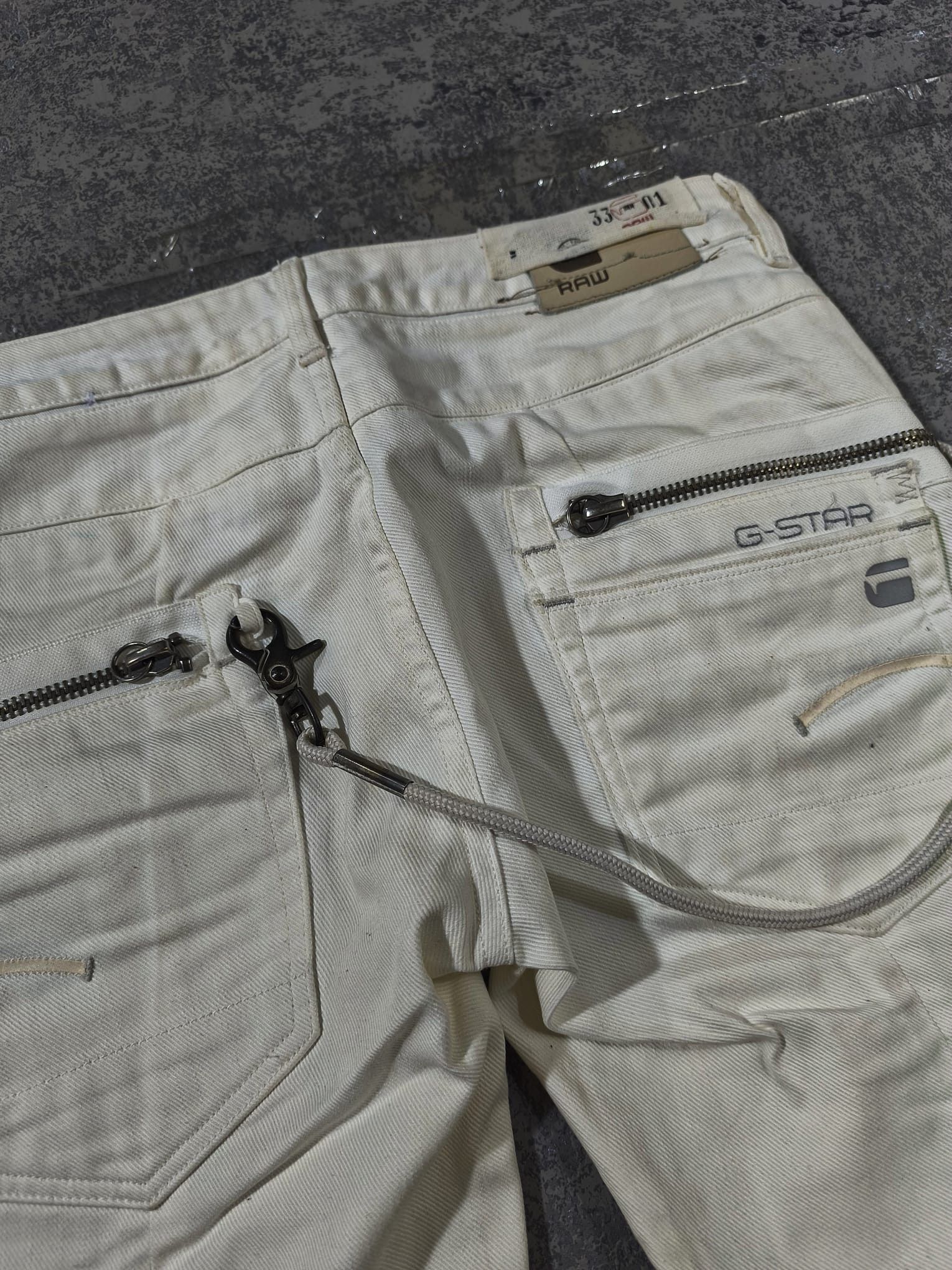 G-Star gstar avantgarde moto straight lowrise biker jeans Size 30" / US 8 / IT 44 - 7 Thumbnail