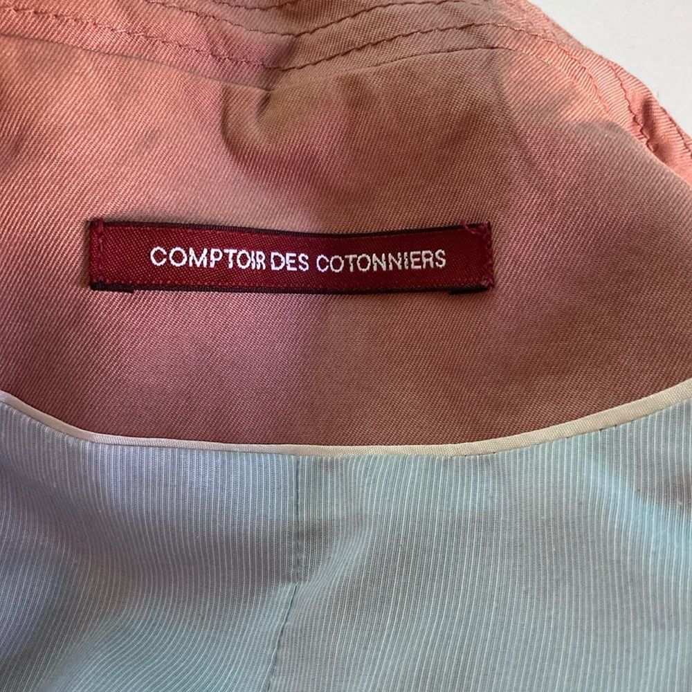 Les Copains Comptoir Des Cotonniers Womens Pale Mauve Trench Coat Size L Size L / US 10 / IT 46 - 3 Thumbnail