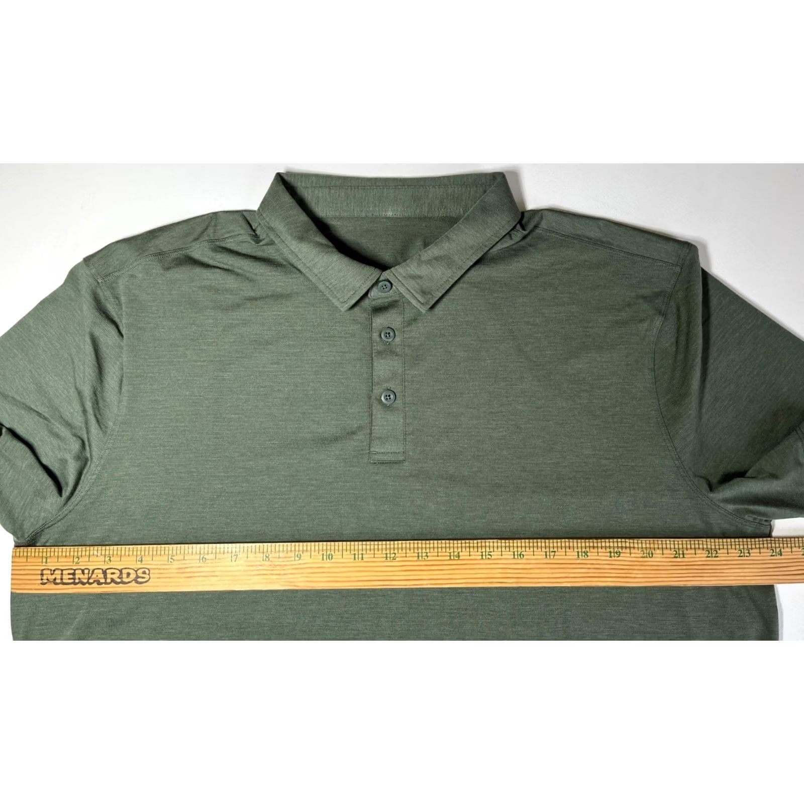 Lululemon Lululemon Polo Shirt Men Green XXL Polo Shirt Mens XXL Green Lululemon Polo Shirt Size US XXL / EU 58 / 5 - 7 Thumbnail