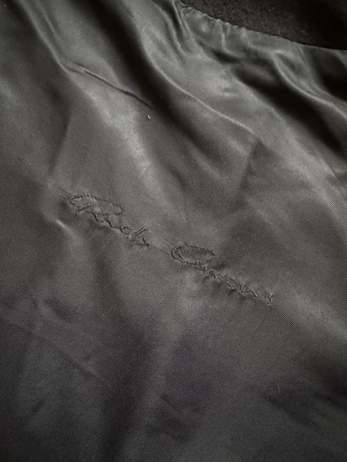 Rick Owens RICK OWENS Leather & Wool Cropped Jacket Size US S / EU 44-46 / 1 - 5 Thumbnail
