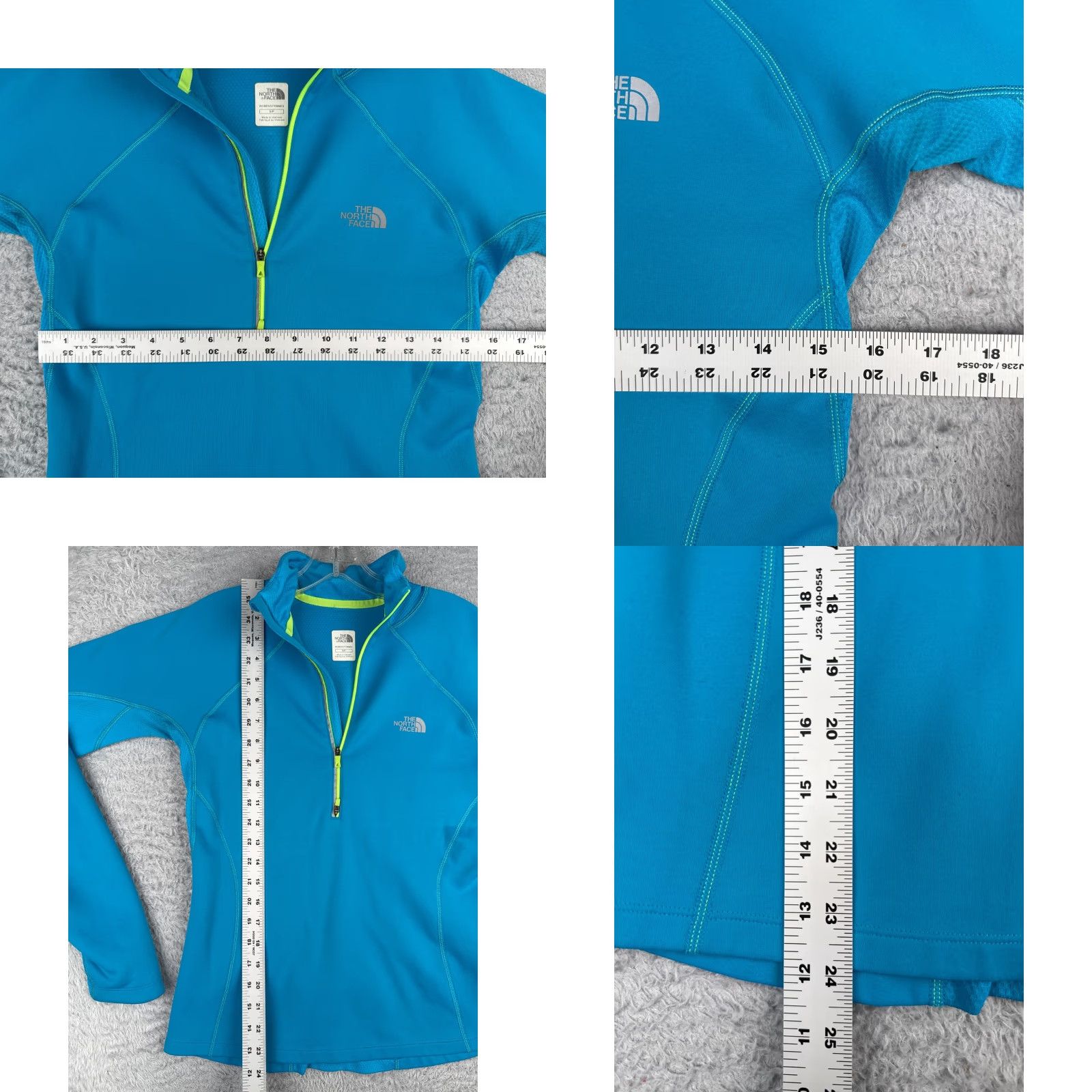 The North Face The North Face Sweatshirt Women Small Blue 1/4 Zip Pullover 100% Polyester FlashDry Size S / US 4 / IT 40 - 8 Thumbnail