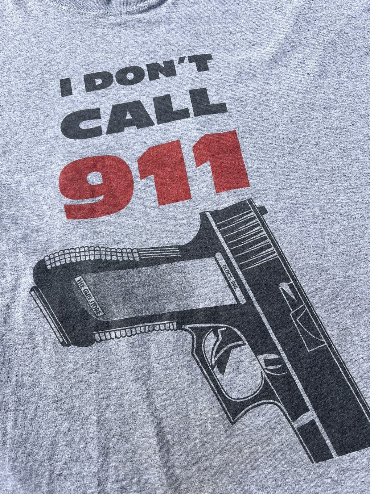 Vintage 💥 I DON'T CALL 911 Vintage Tee Humor Oversize Size US XL / EU 56 / 4 - 6 Thumbnail