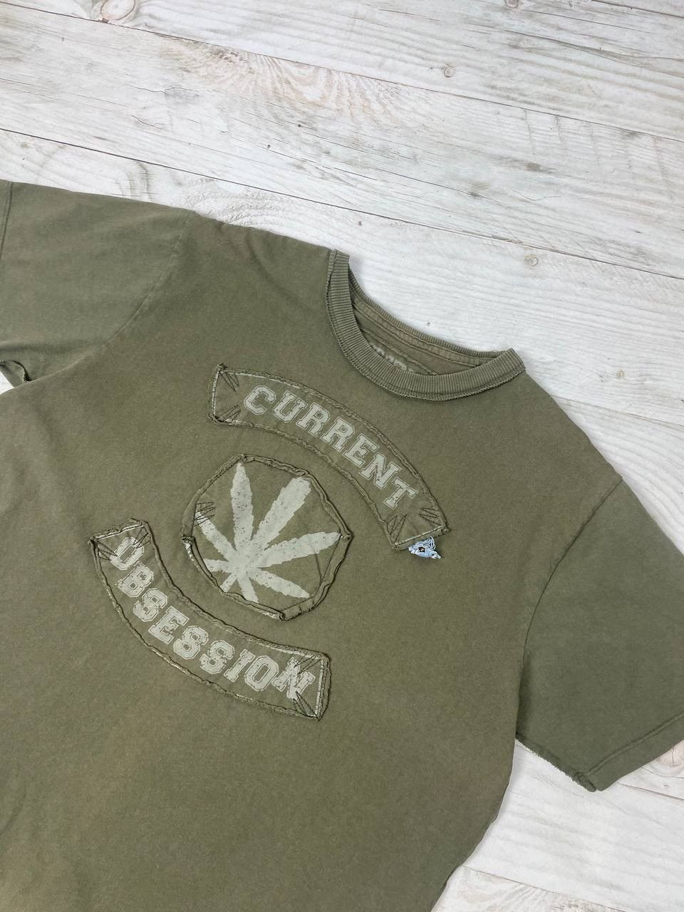 Vintage Vintage Current Obsession Ganja Humor Marijuana 90s T Shirt Size US M / EU 48-50 / 2 - 2 Thumbnail