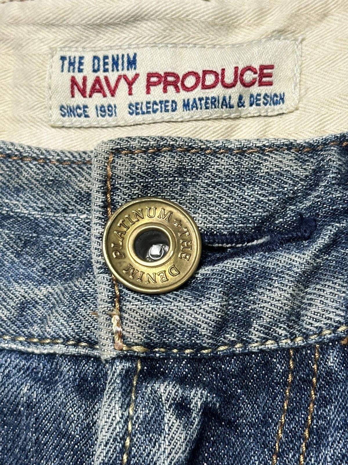 Japanese Brand The Denim Japan Jean Distressed Baggy Loose Style and Faded Size US 34 / EU 50 - 8 Thumbnail