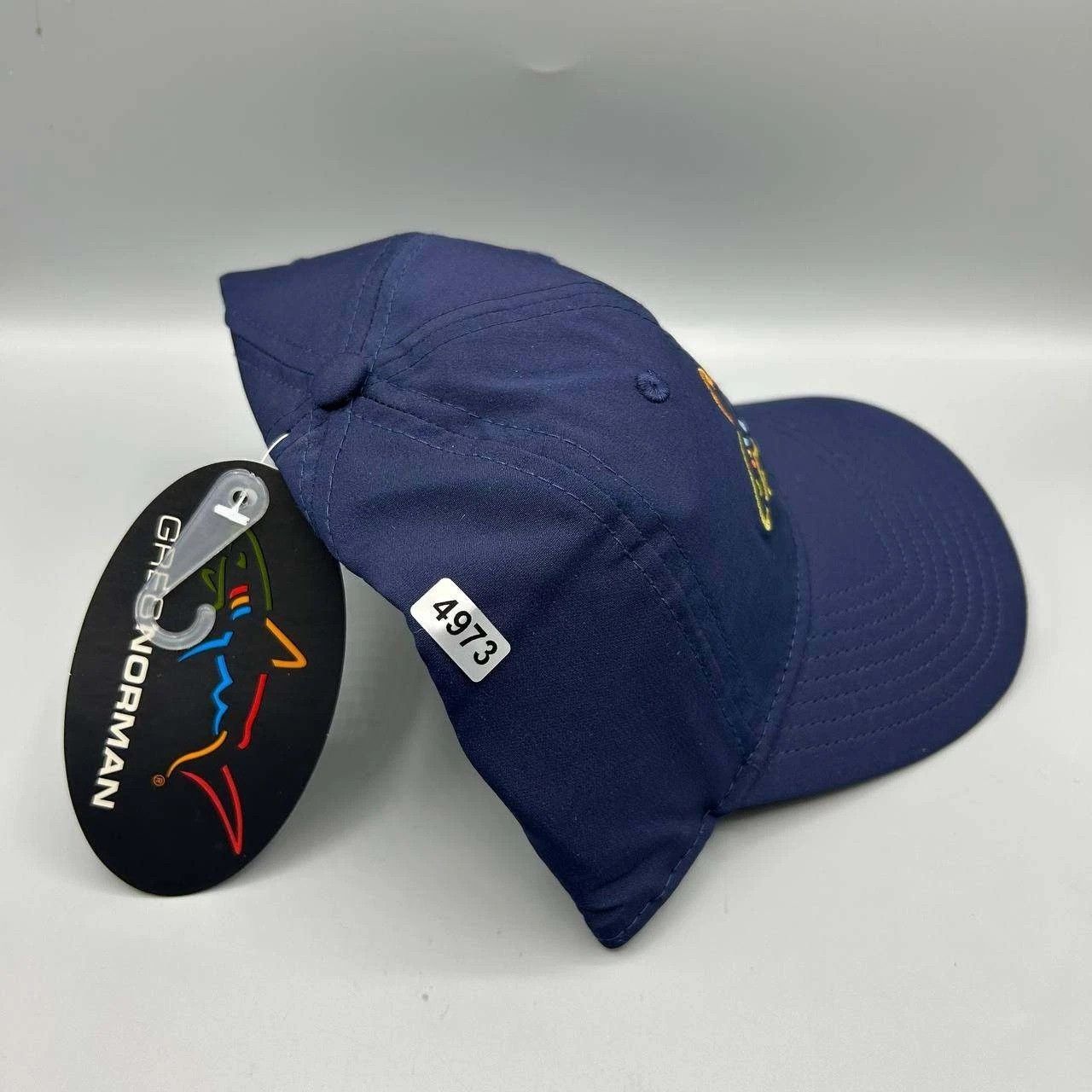 Greg Norman Greg Norman Golf Hat Men Blue Embroidered Strap Back Cap New Size ONE SIZE - 8 Thumbnail