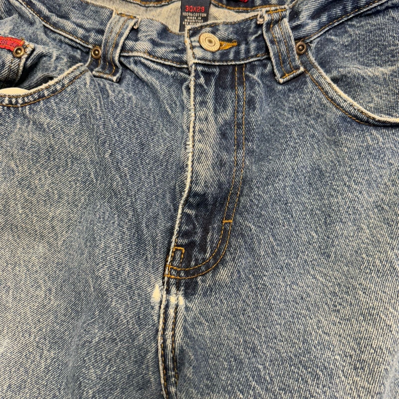 U.S. Polo Assn. Vintage US Polo Assn Carpenter Jeans Mens 30x29 Blue Y2K Ska Size US 30 / EU 46 - 5 Thumbnail
