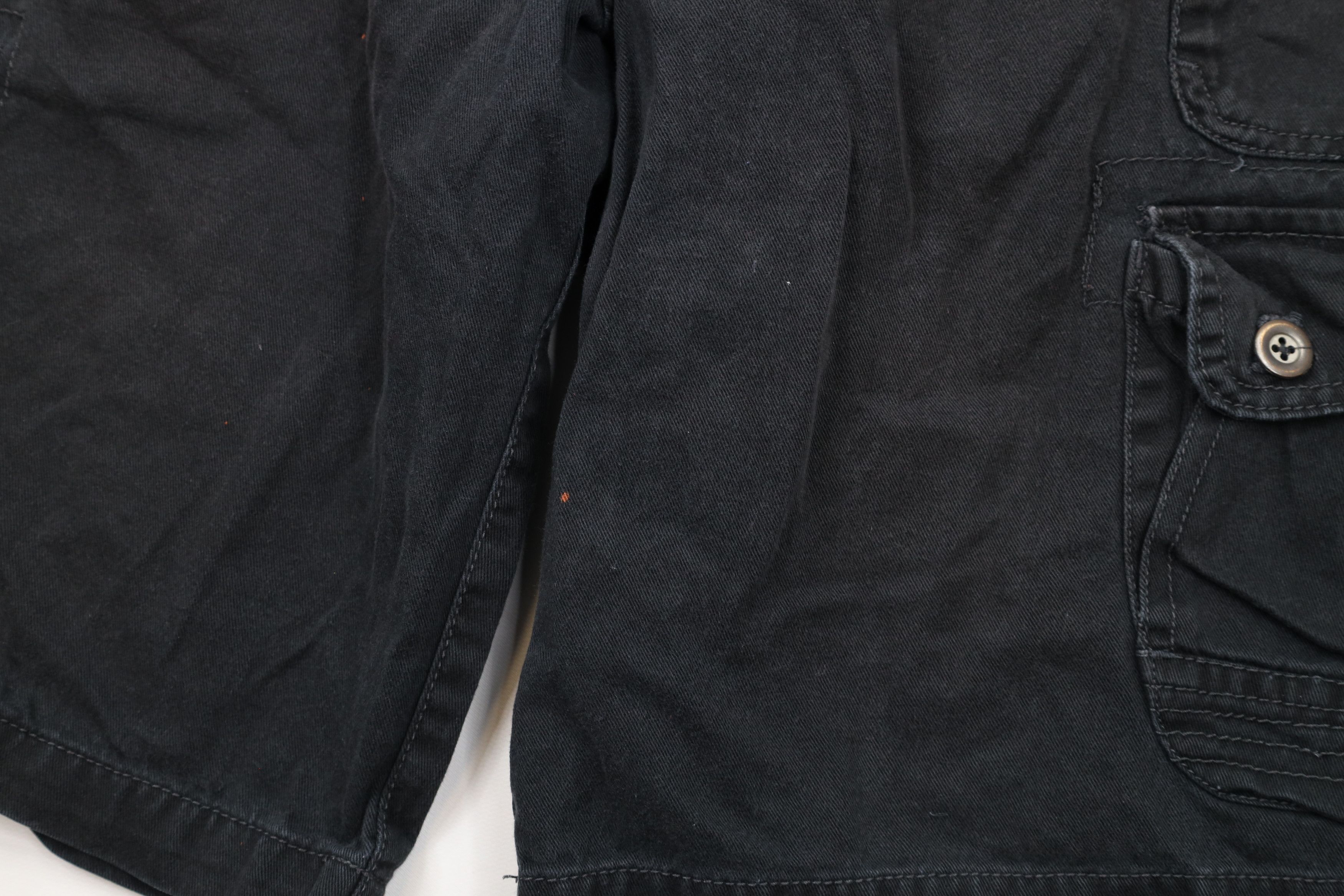 Ocean Pacific × Vintage Vintage Ocean Pacific Baggy Fit Cargo Shorts Black Cotton Size US 34 / EU 50 - 5 Thumbnail