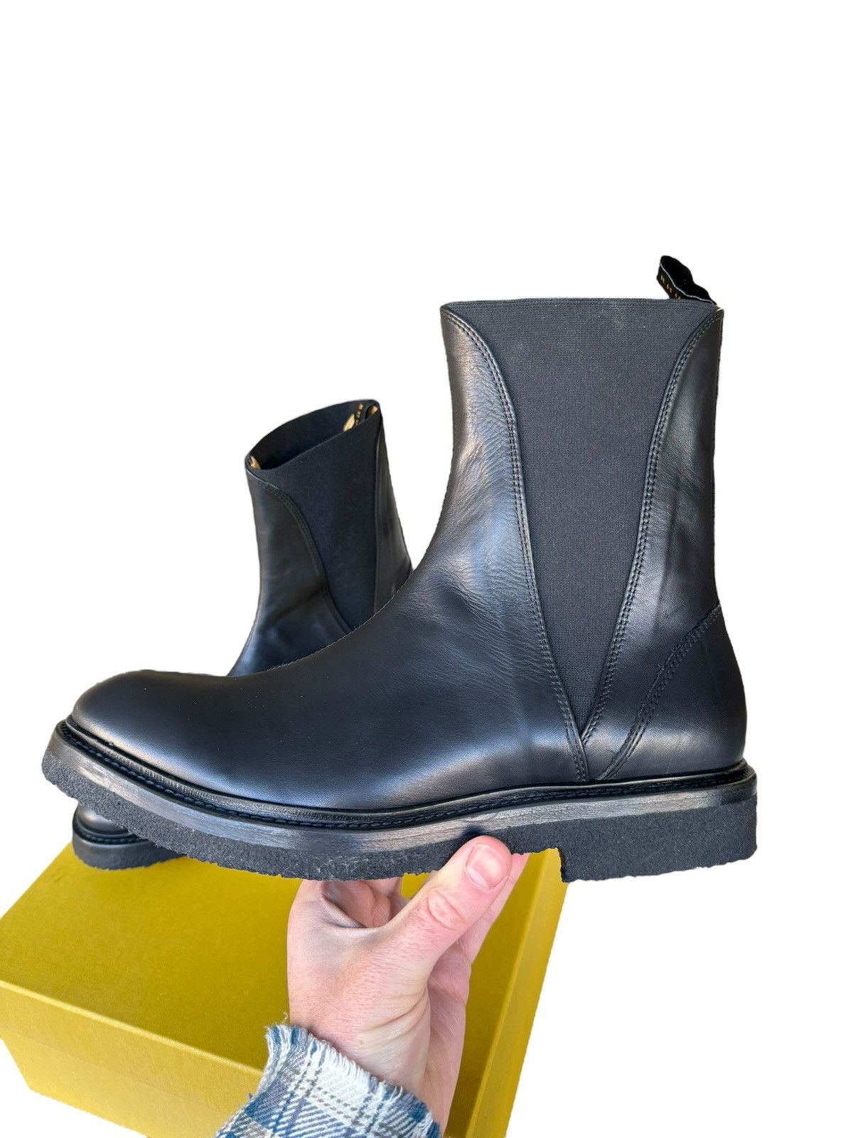 Rhude Unreleased 2020 Black Mid Chelsea Boot Size US 9 / EU 42 - 5 Thumbnail